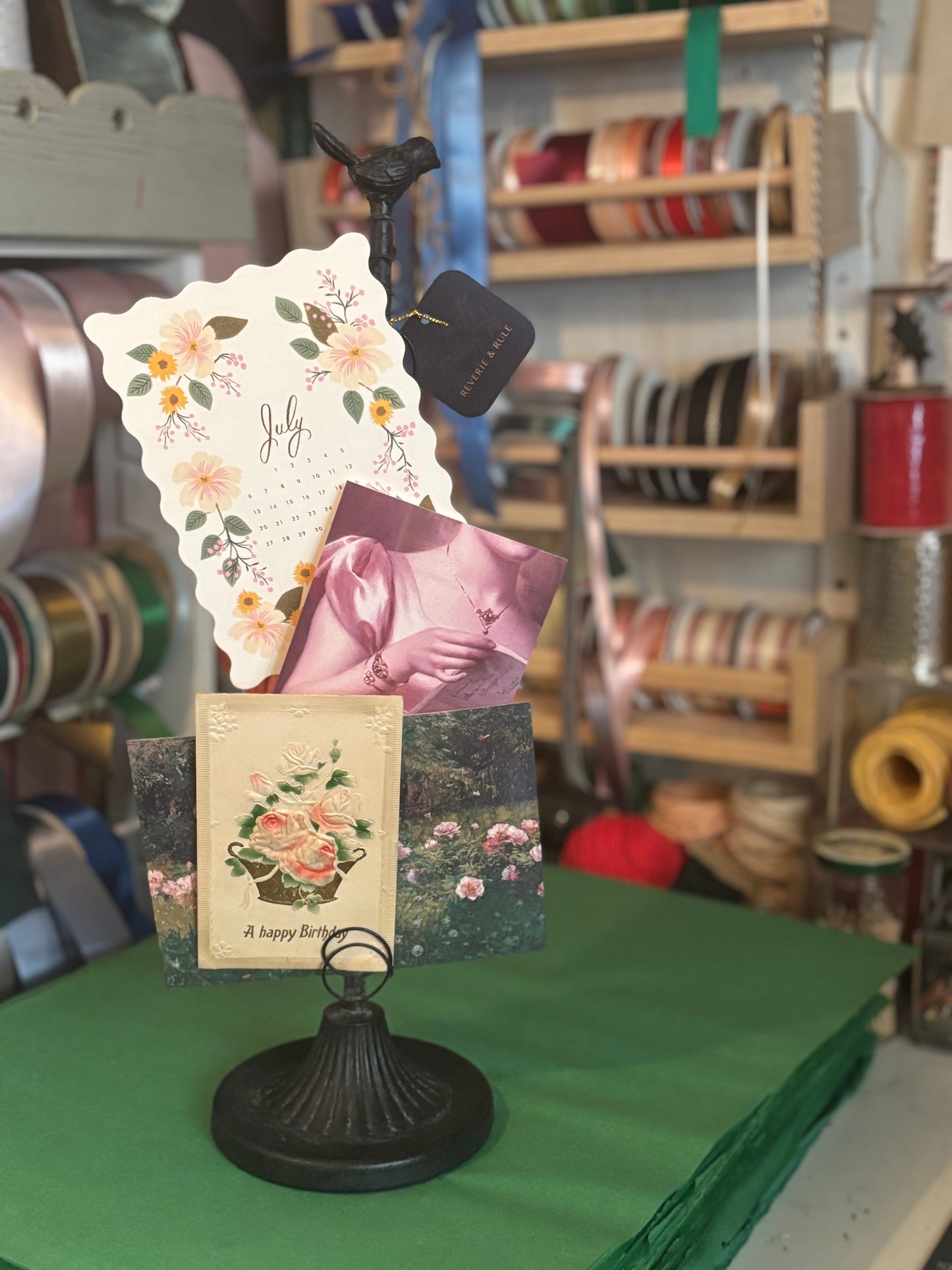 Bird Card Display Stand