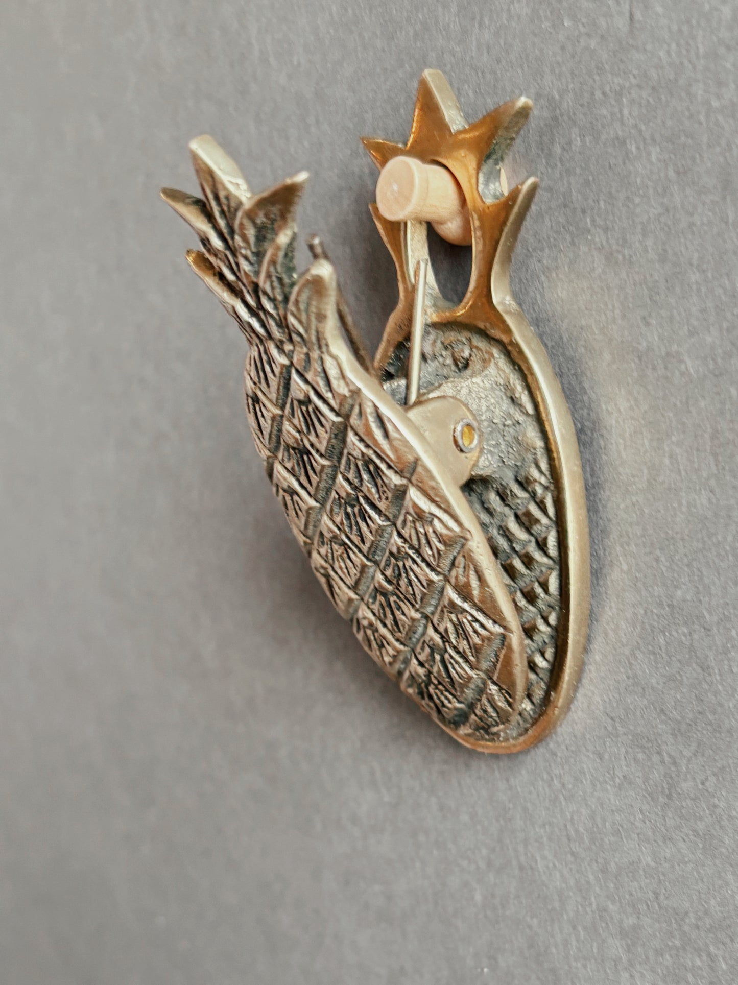 Brass Pineapple Clips and Clipboard