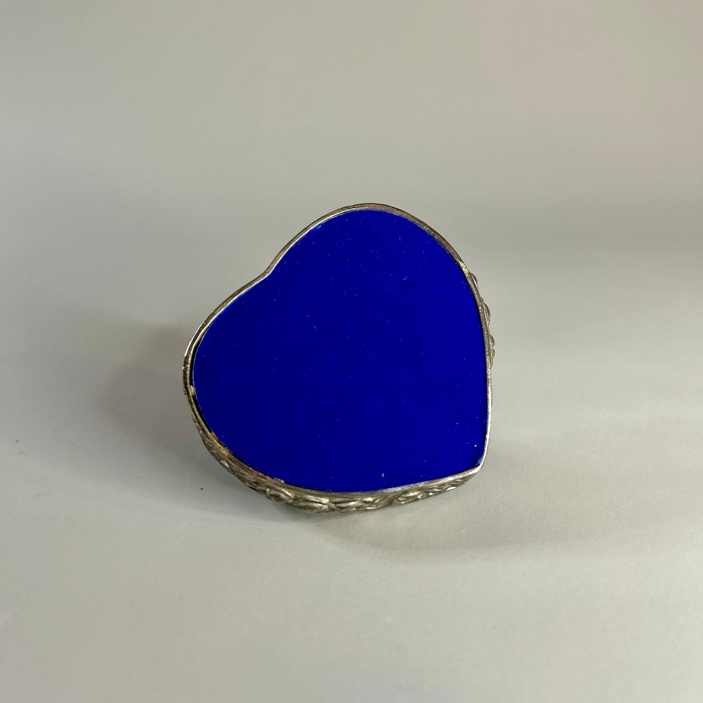 Silver plated ring holder