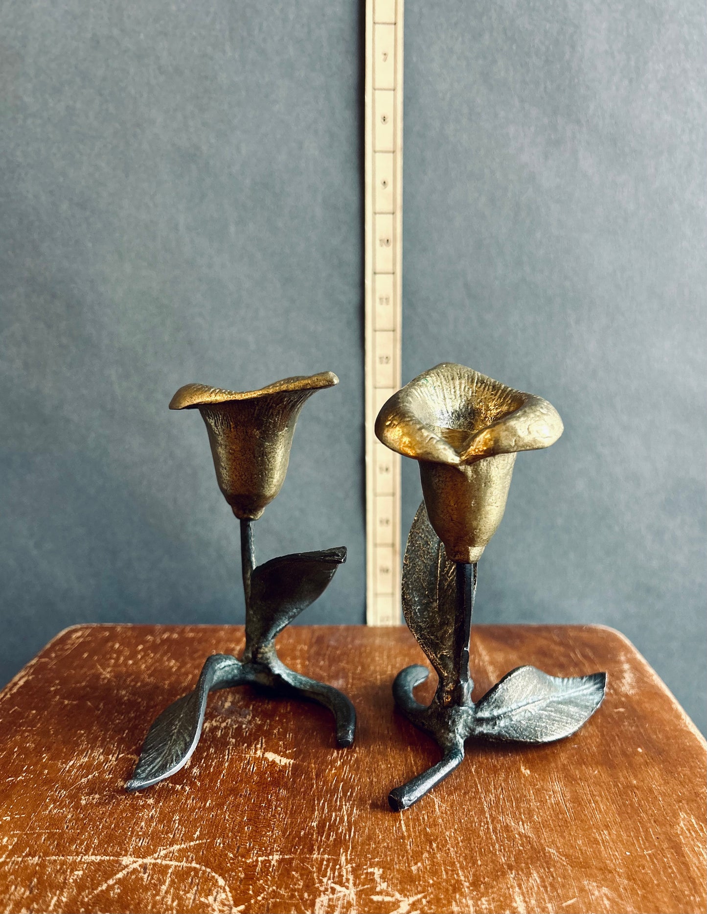 Calla Lilly Candle Holder pair