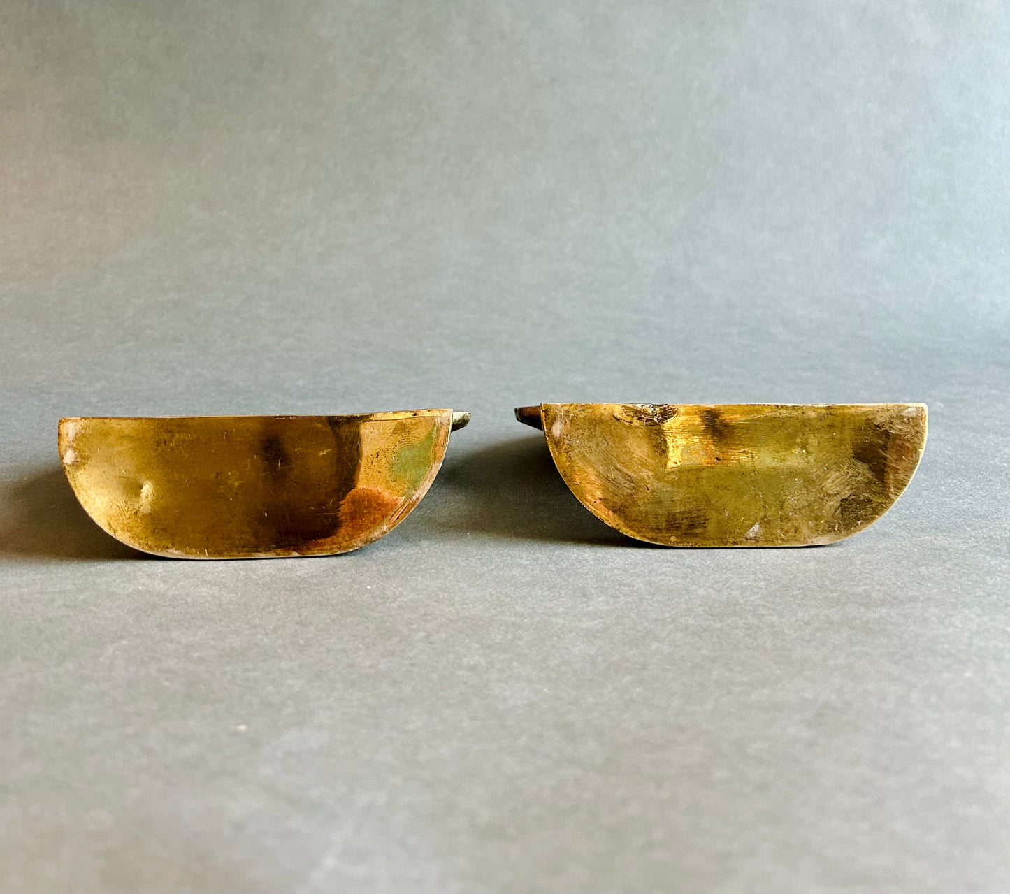 Brass Shell bookends