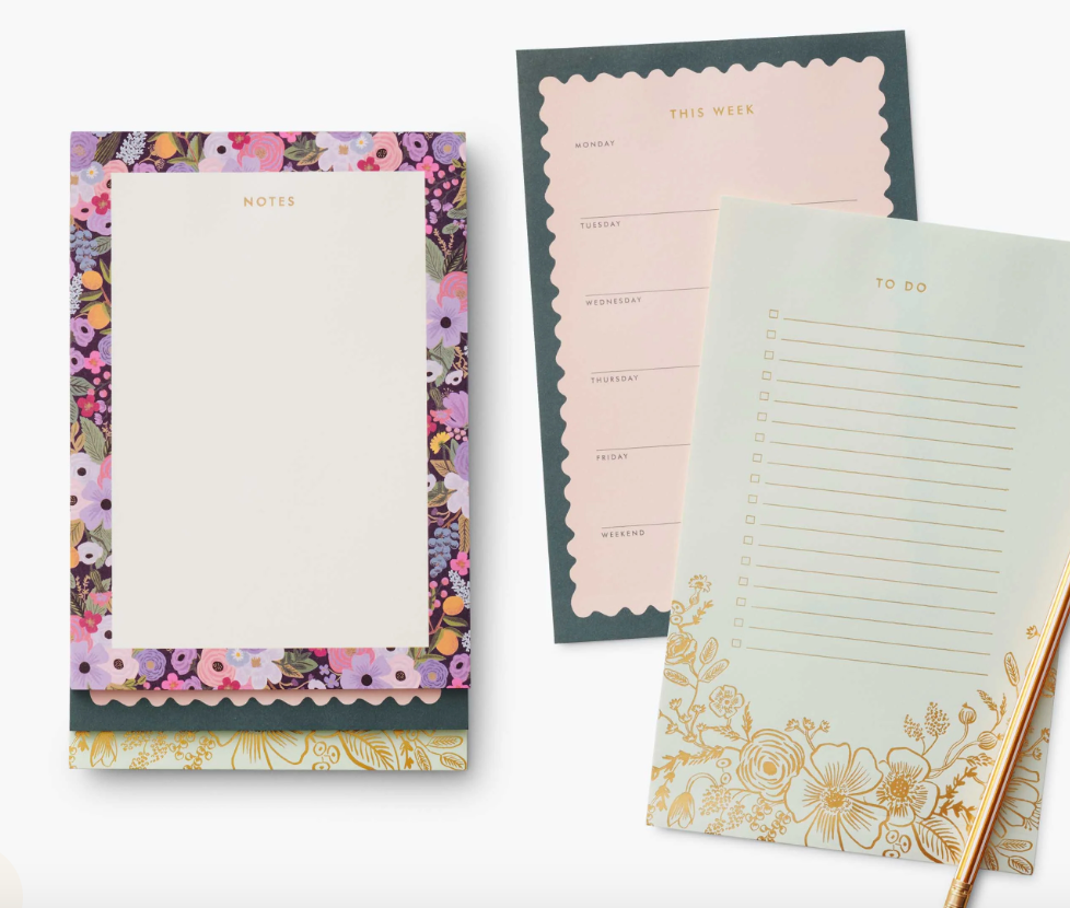 Garden Party Tiered Notepad