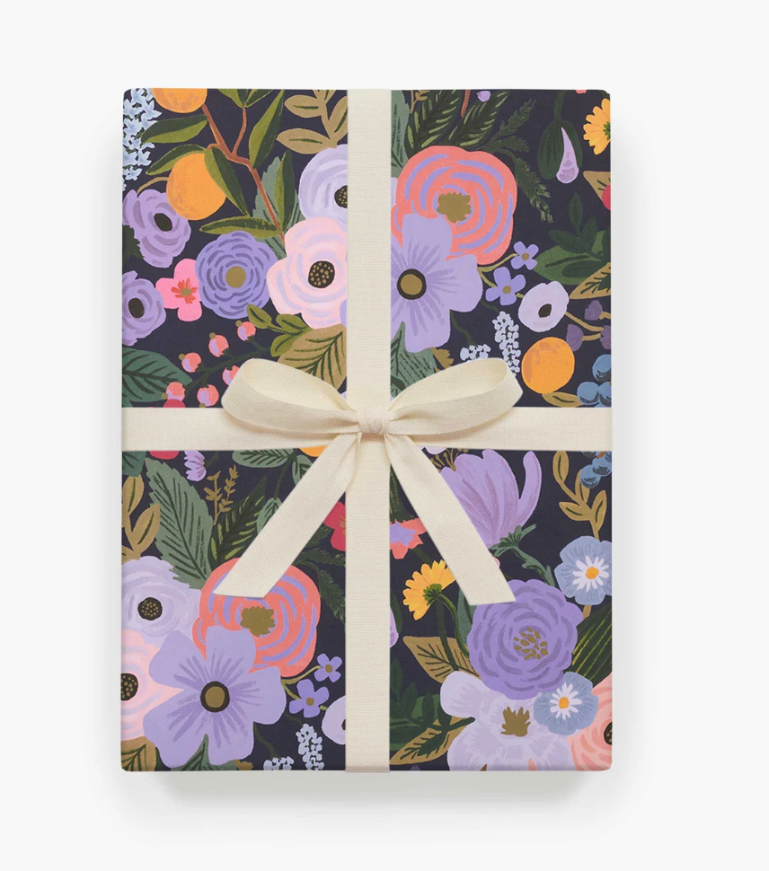 Wrapping Sheet - Violet Garden Party