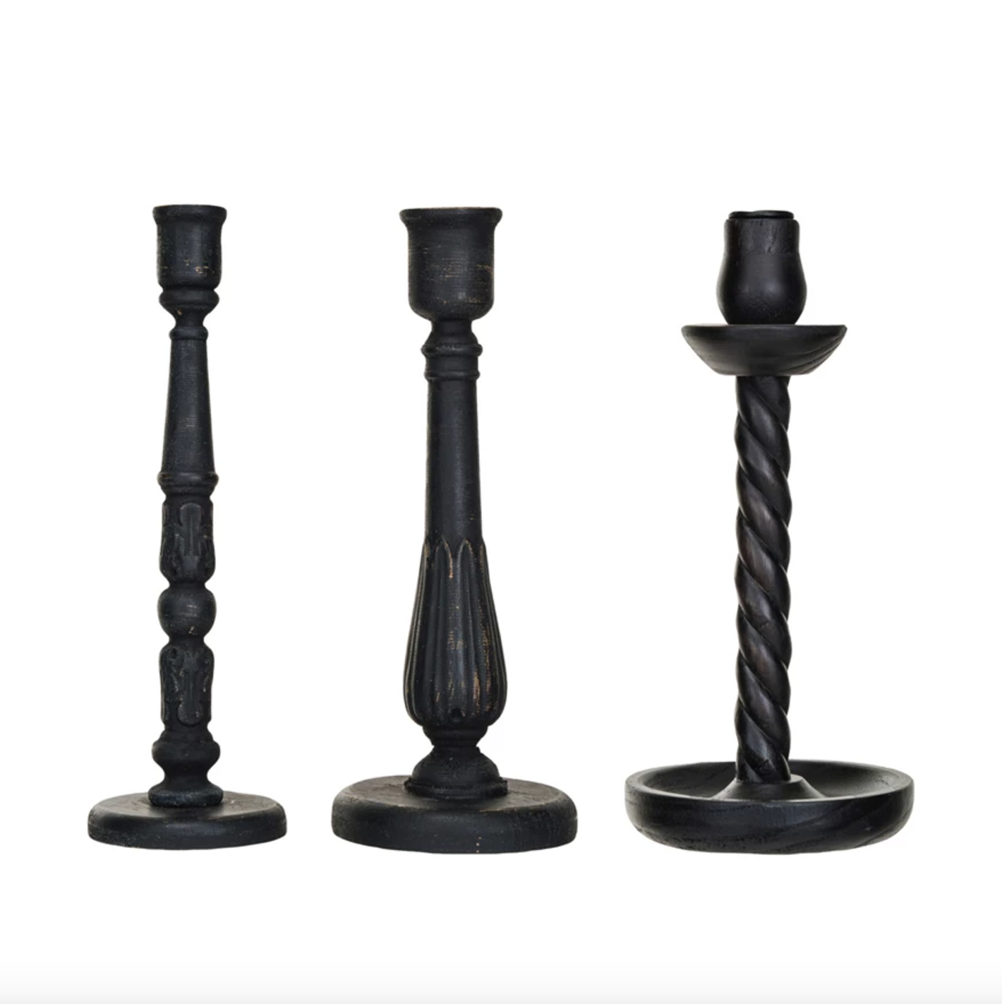Wood Candlesticks