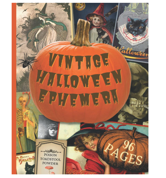 Vintage Halloween Ephemera Book