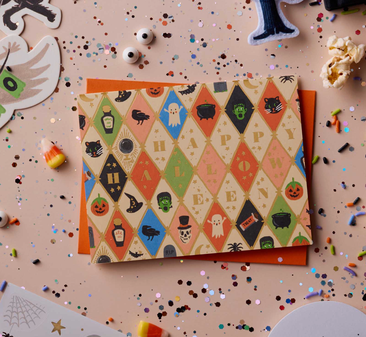 Halloween Argyle Card