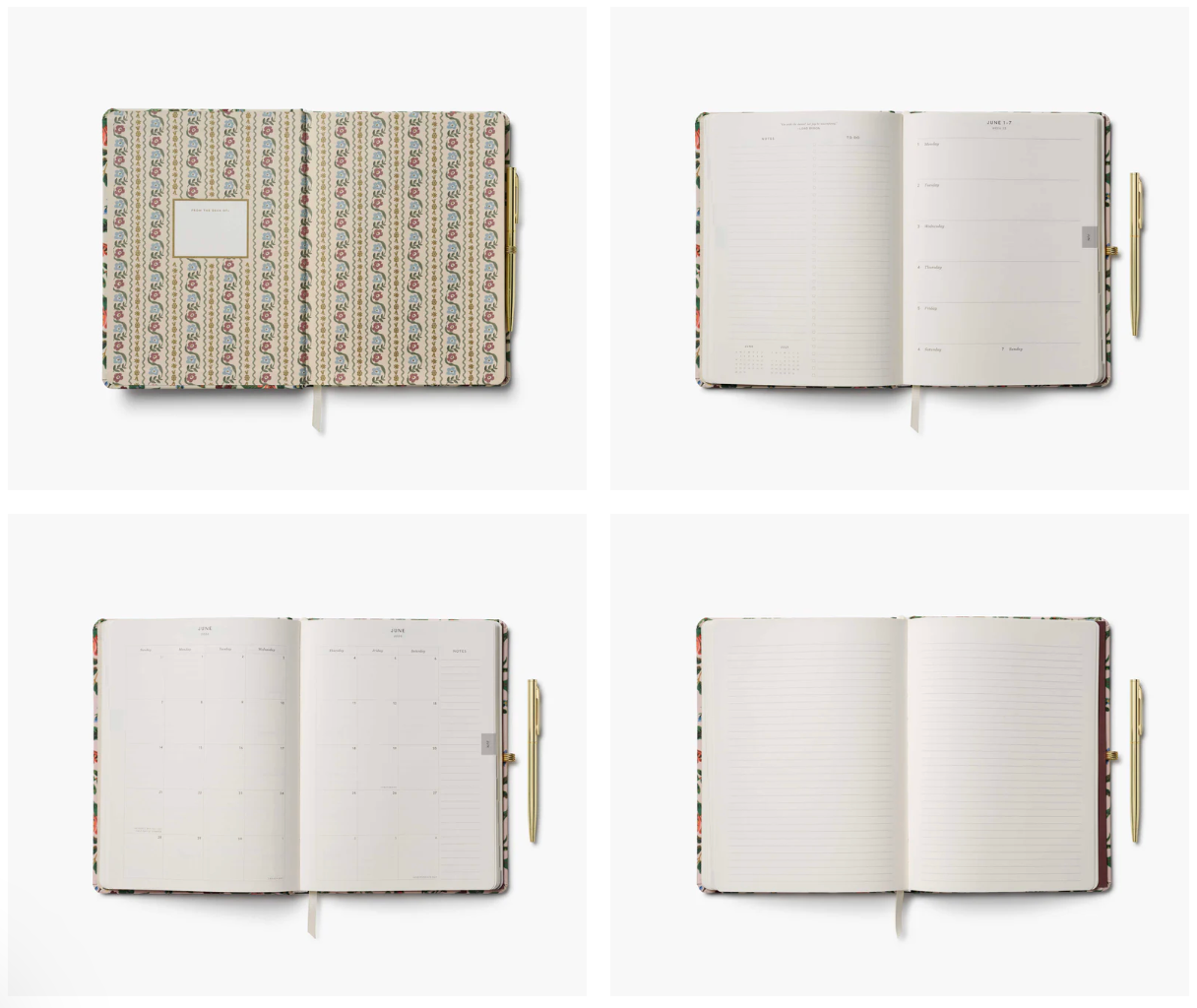 2026 Gracie 12-Month Hardcover Planner with Pen