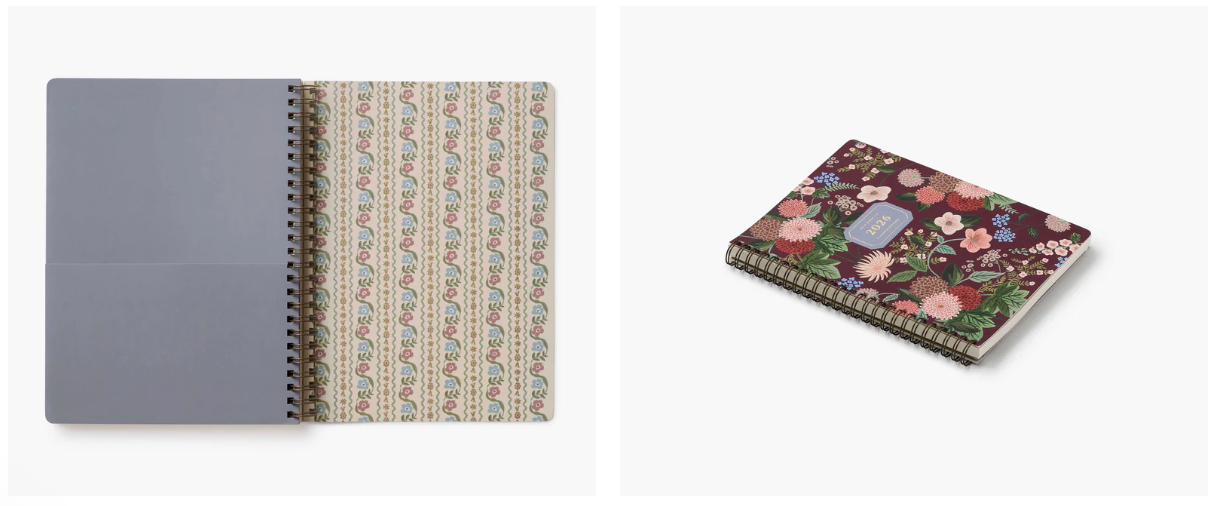 2026 Dahlia 12-Month Softcover Spiral Planner