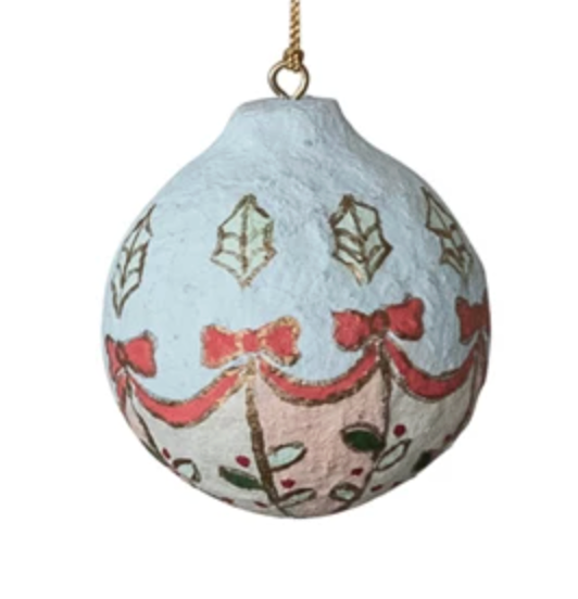 Hand painted Paper Mache Ornament