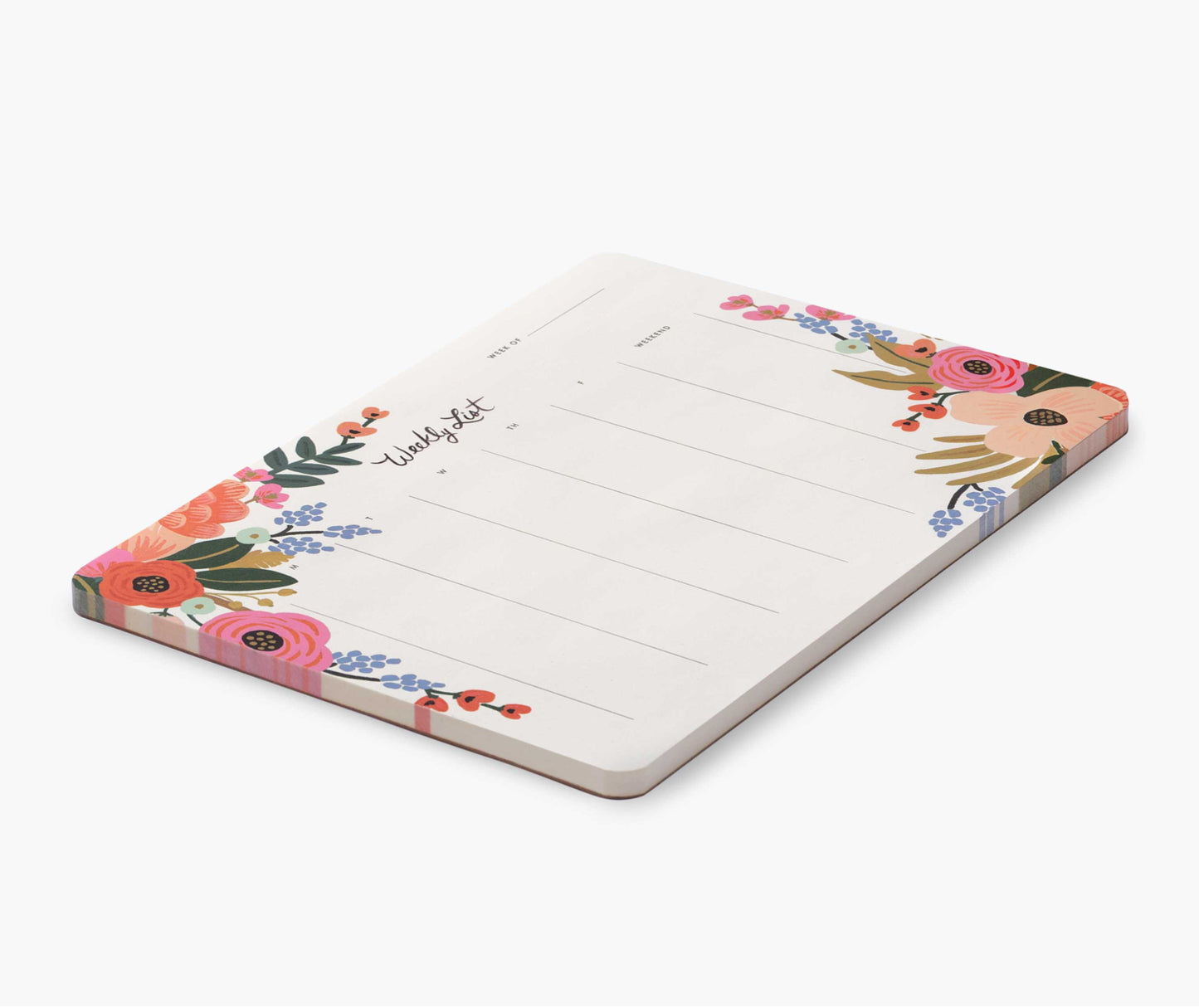 Lively Floral Weekly Desk Pad