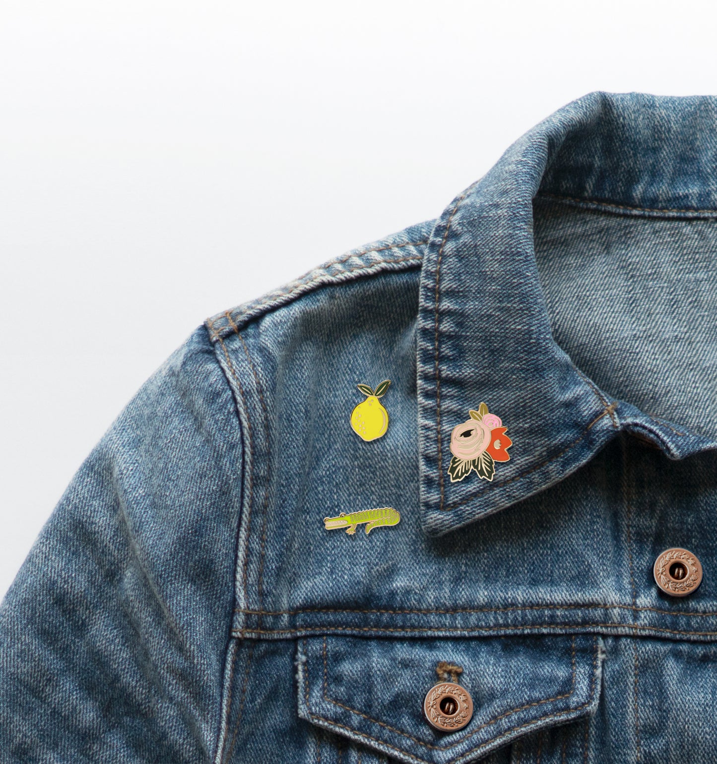 Alligator Enamel Pin