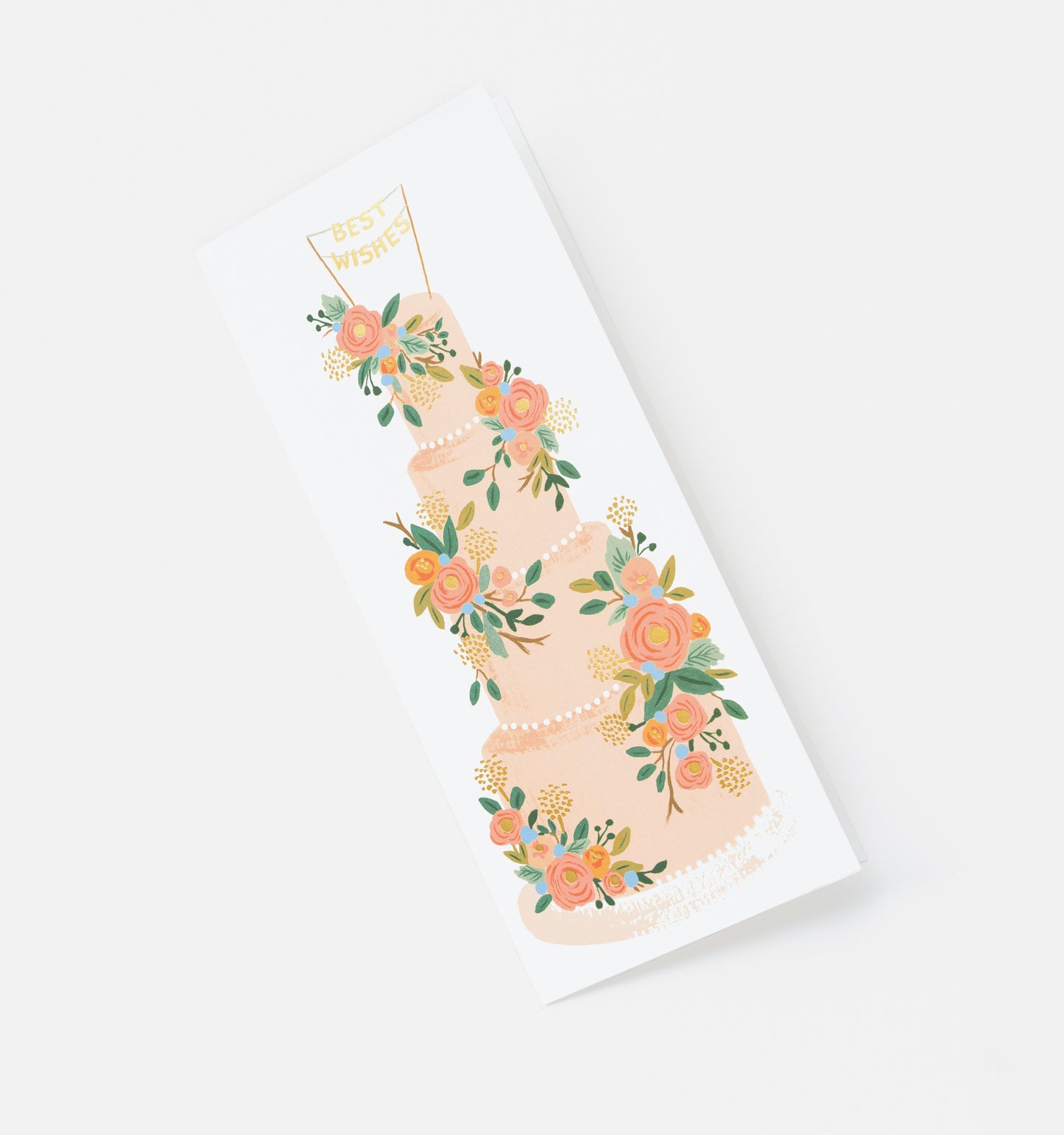 Tall Wedding Cake Card