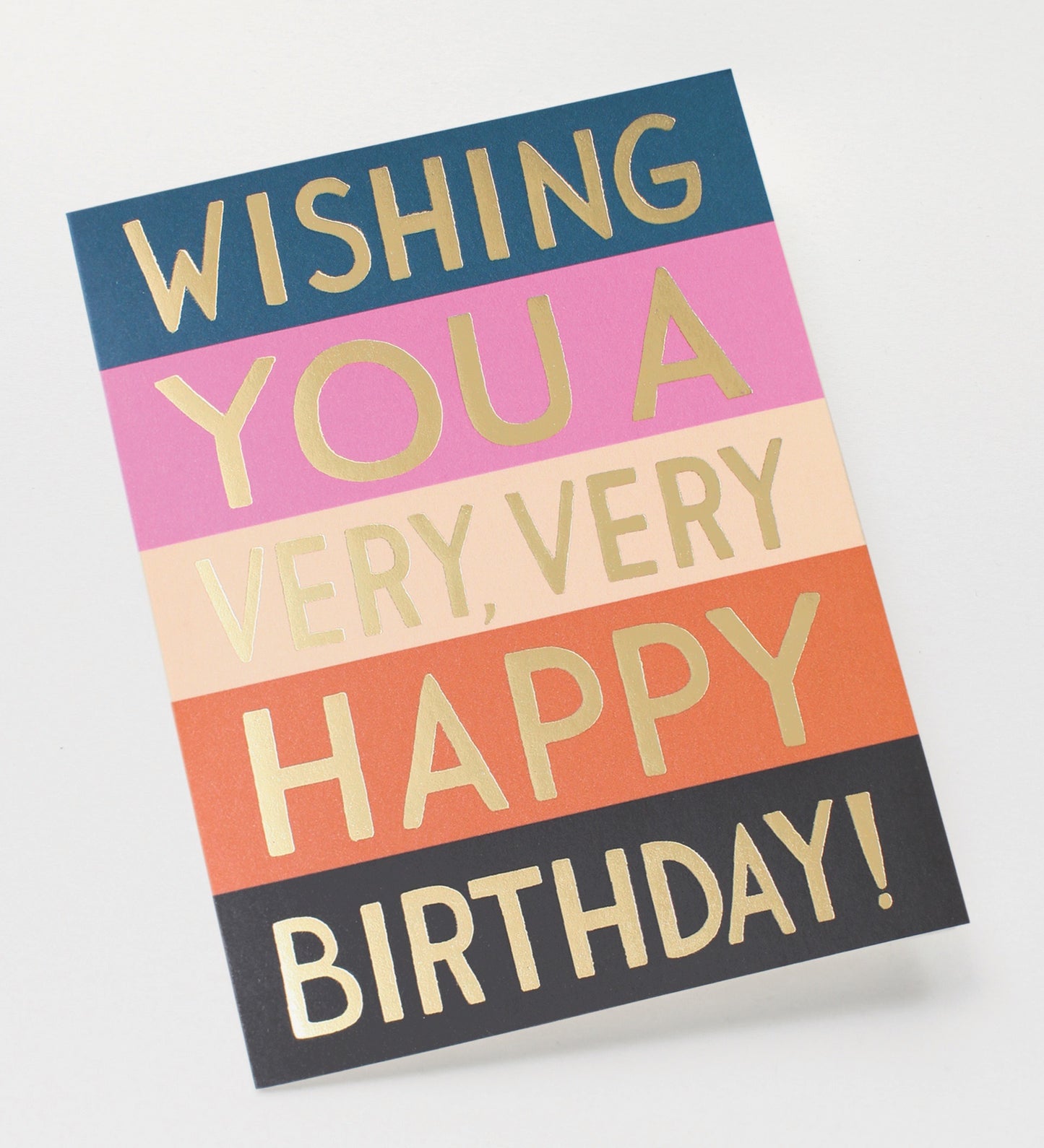 Color Block Birthday Card