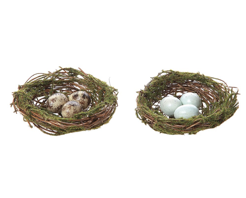Ornamental Birds Nest Clip