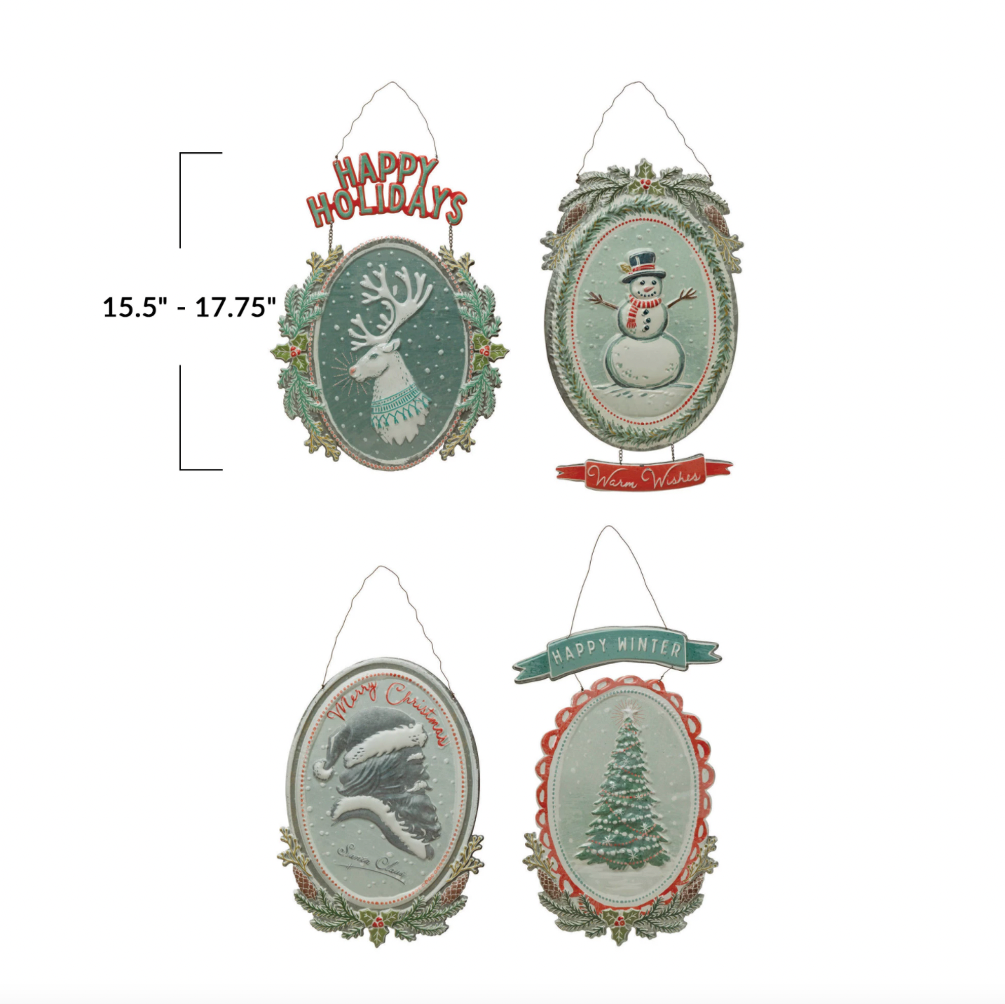 Embossed Metal Wall Decor / Ornament