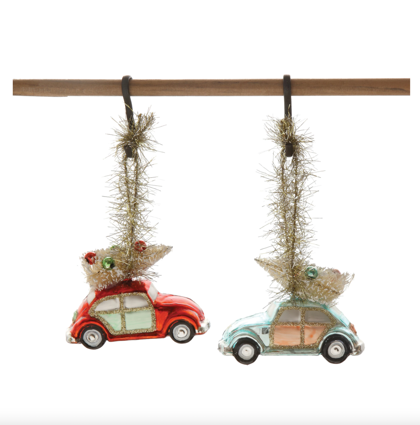 Glass Car Ornament // 2 Colors
