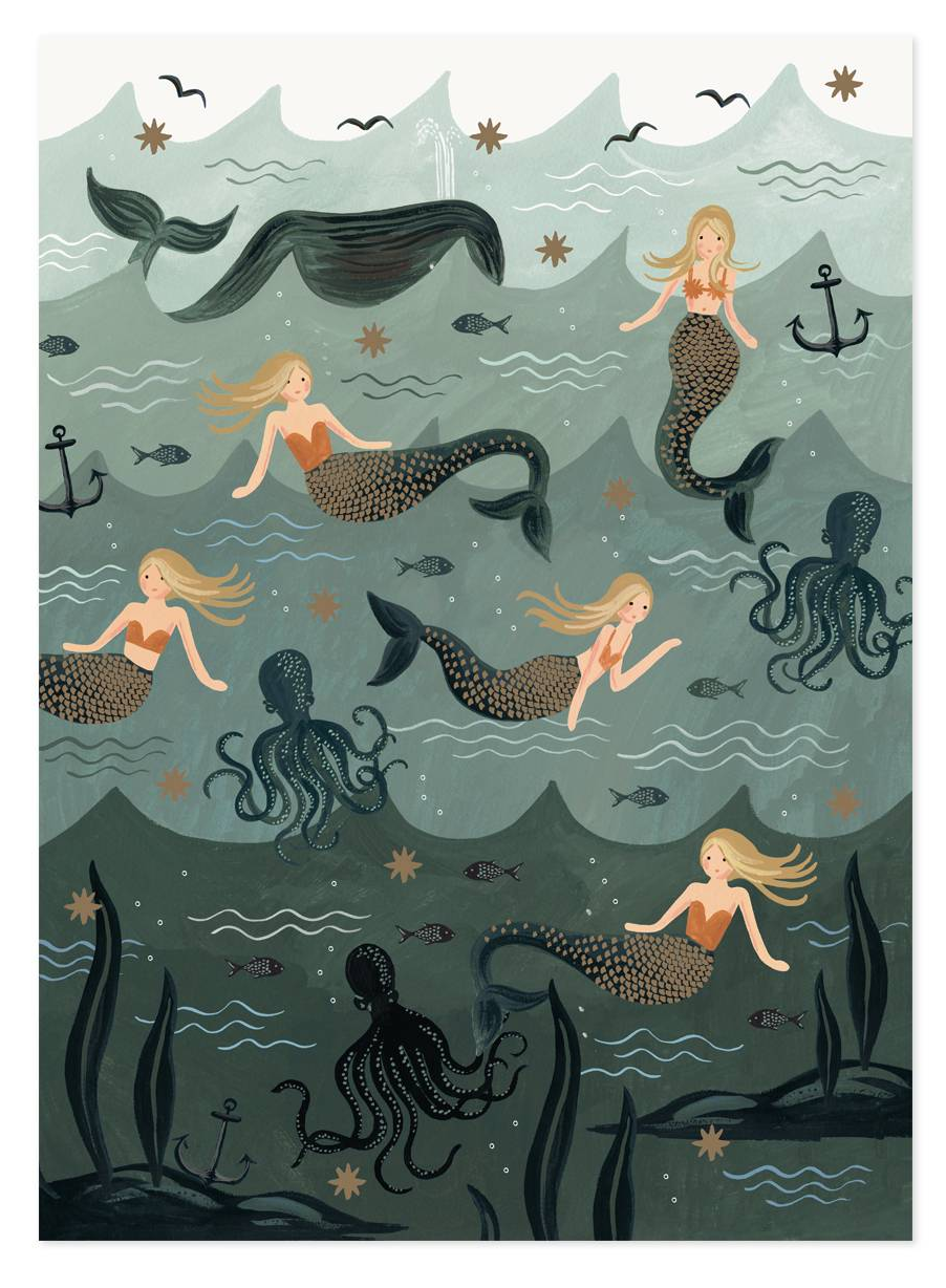 Mermaid Wrapping Sheets