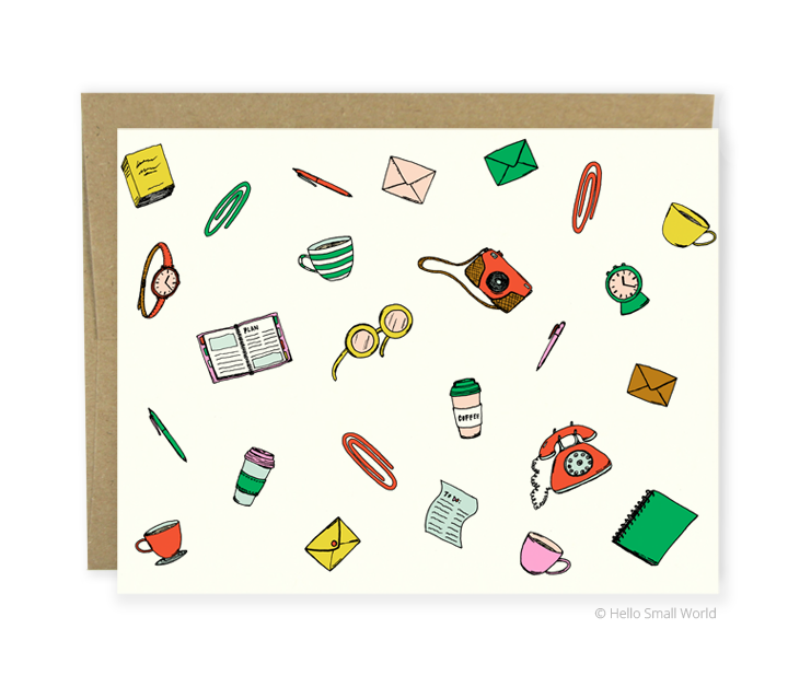 Busy Busy Greeting Card
