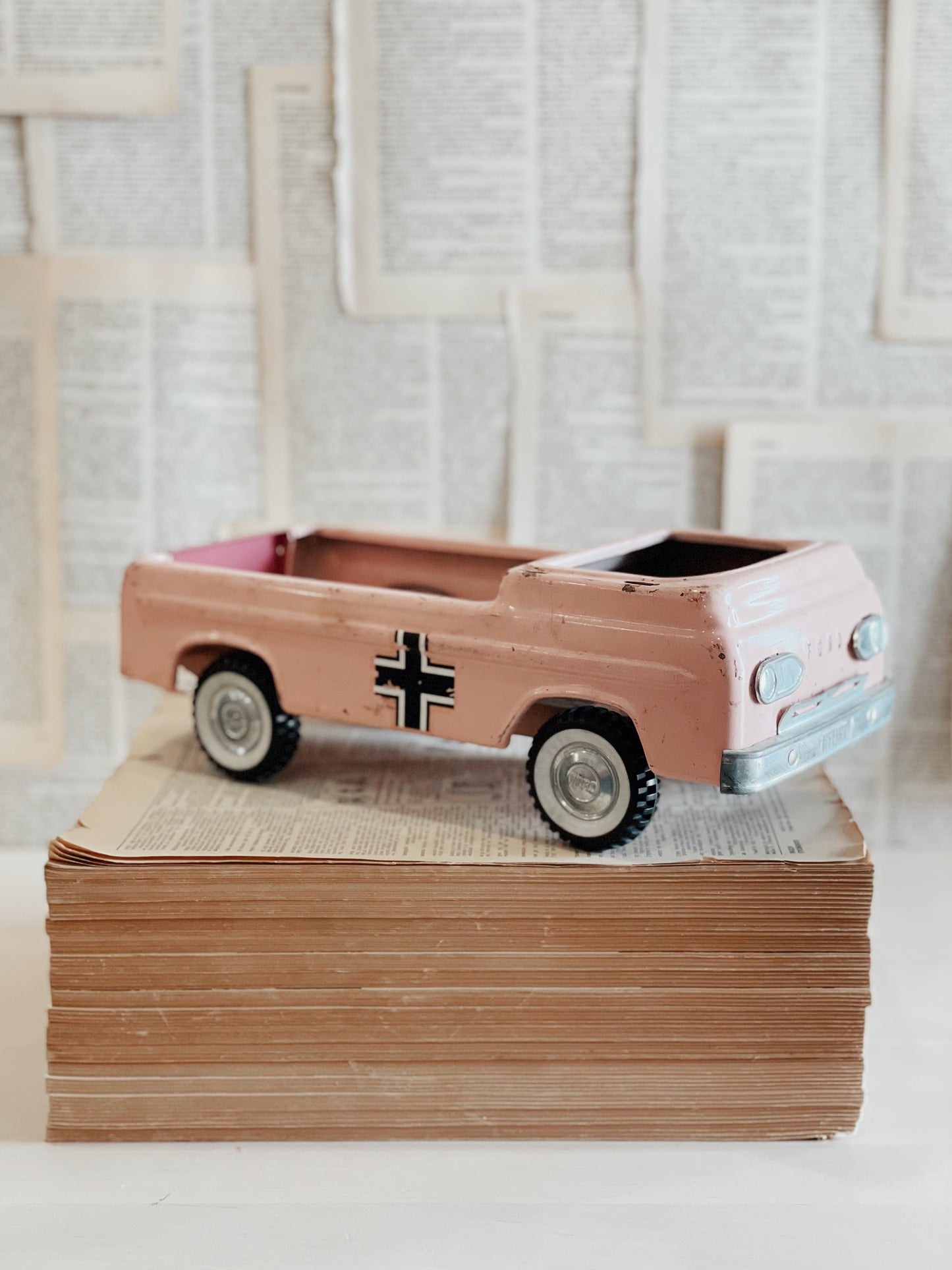 Vintage Pink Nylint Medic Truck