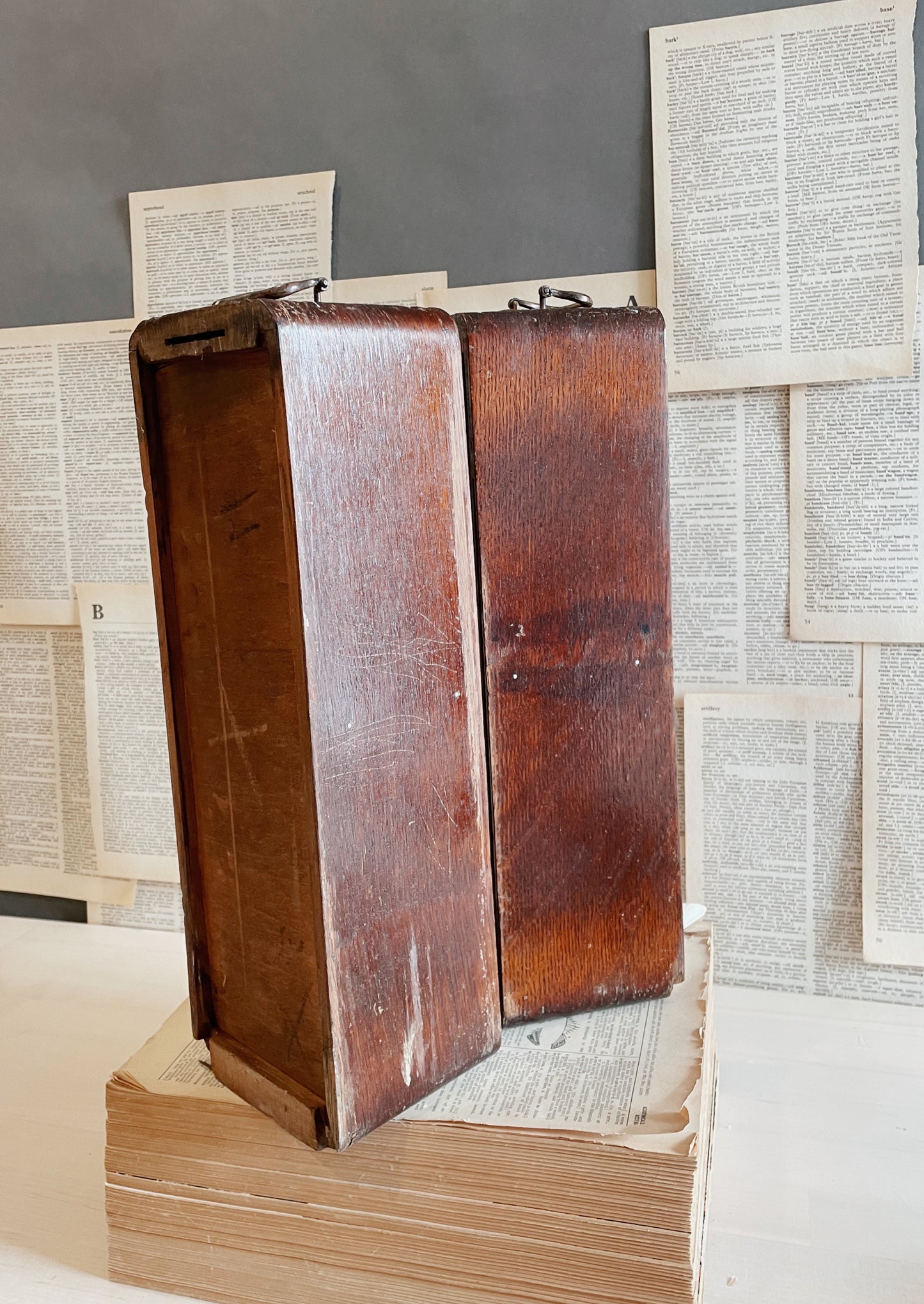 Vintage Sewing Cabinet Drawers