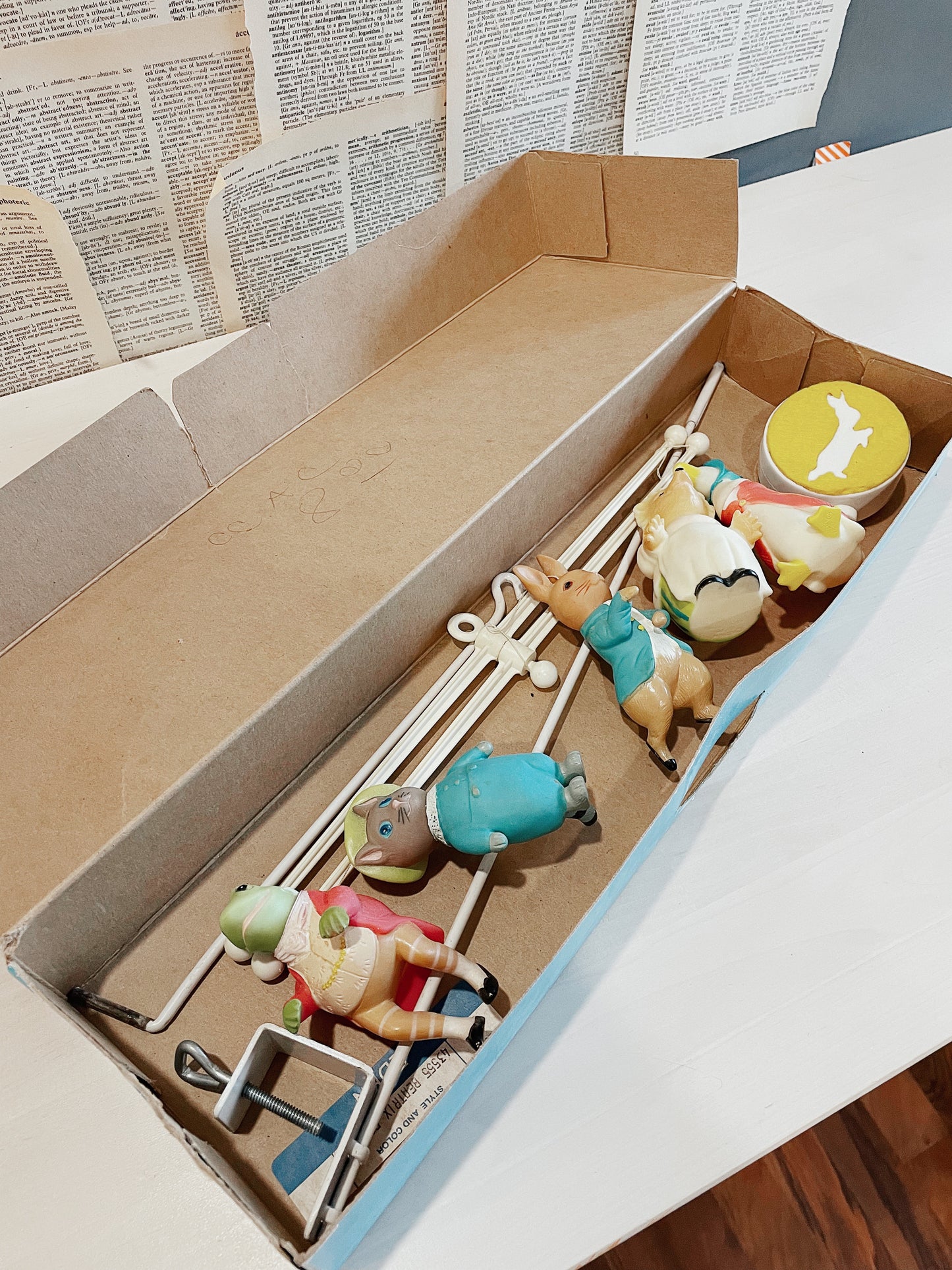 Vintage Mother Goose Mobile // Eden // Beatrix Potter