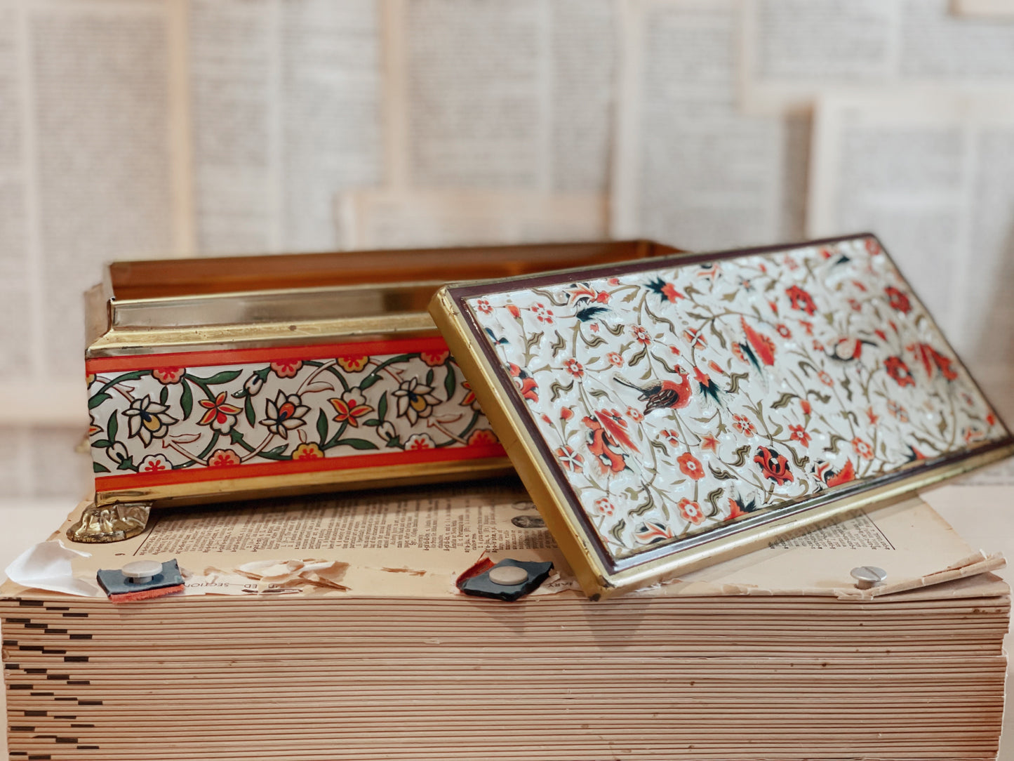 Vintage Ornate Tin