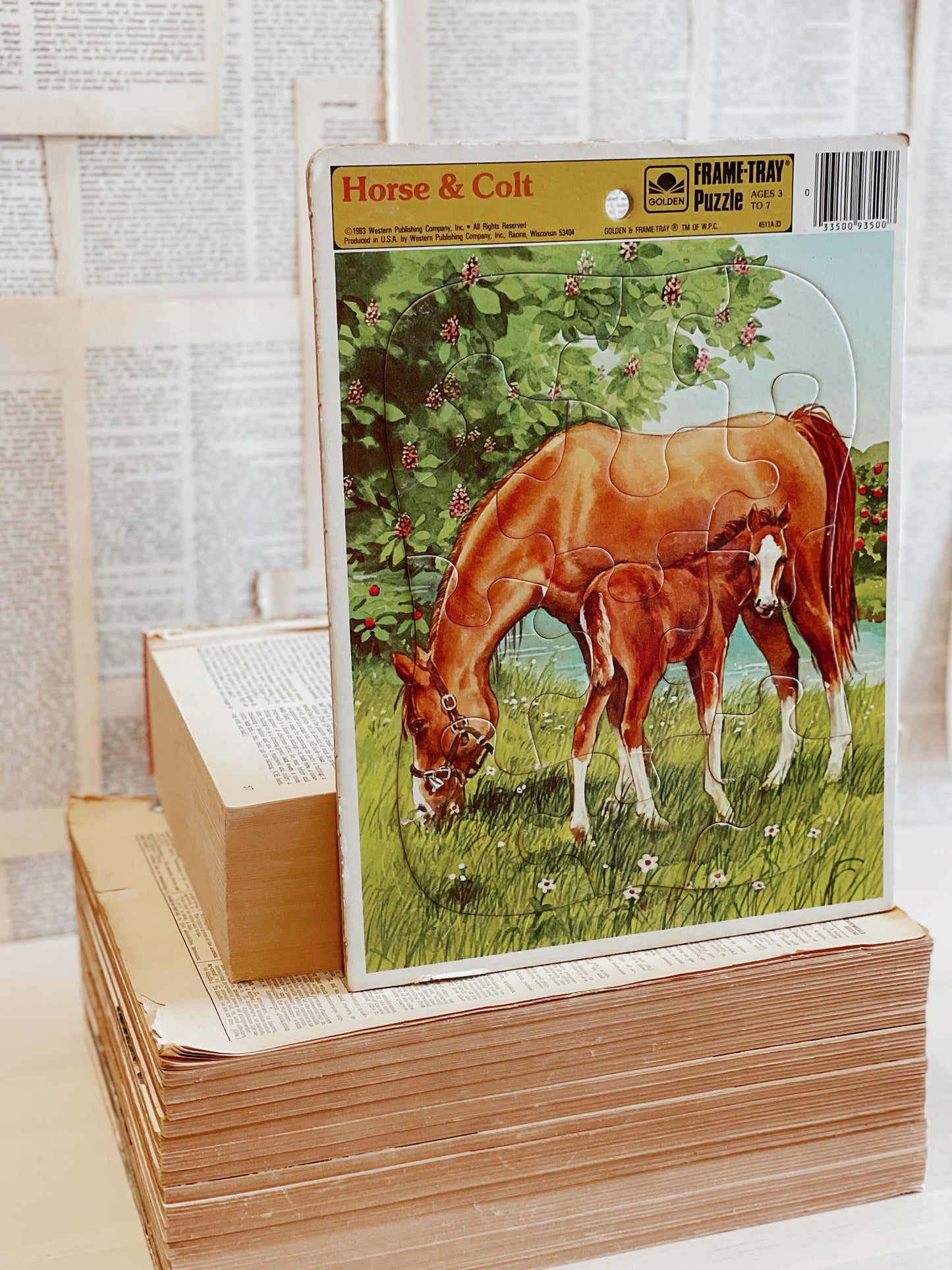 Vintage Horse and Colt Puzzle