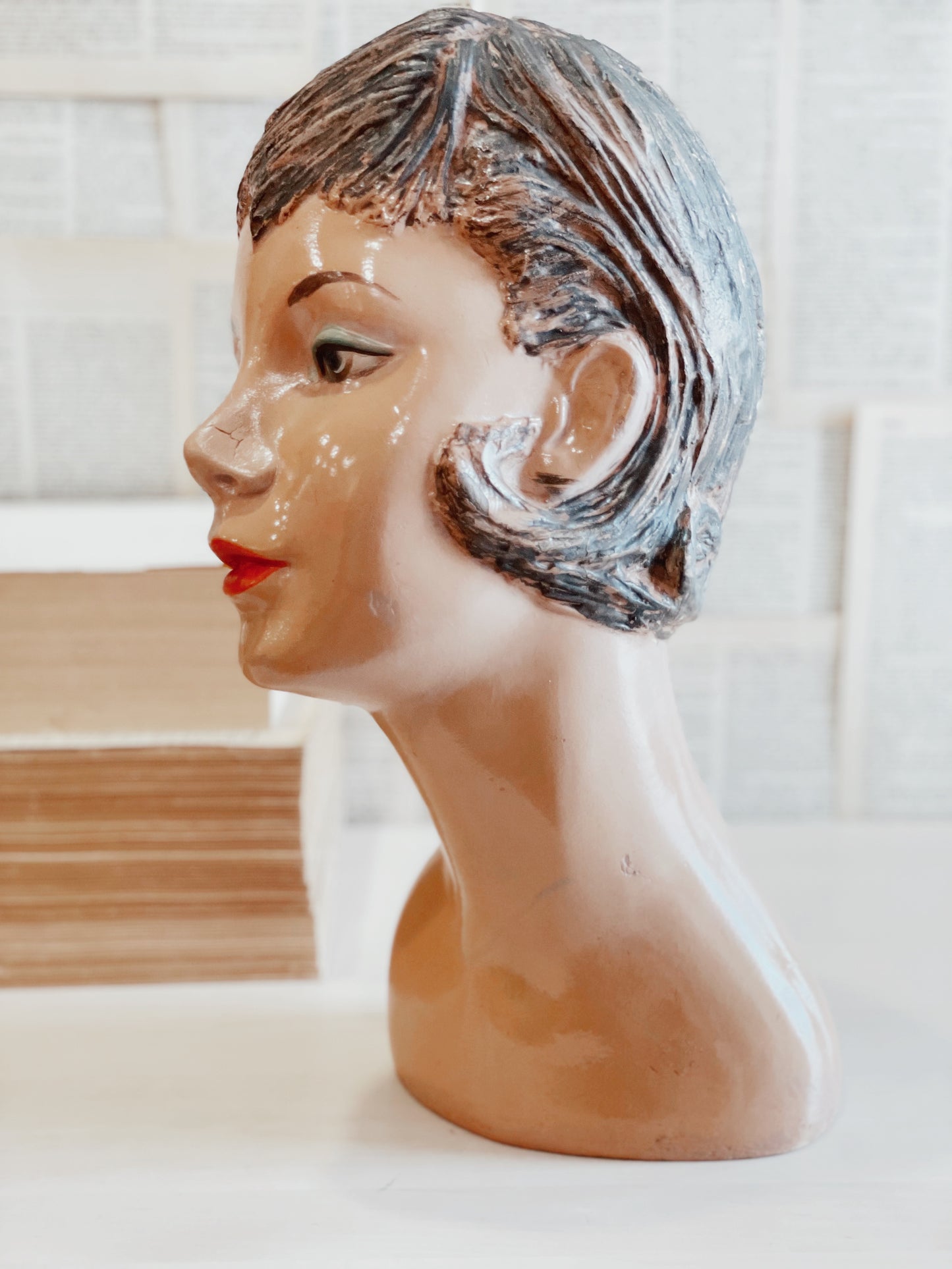 Vintage Mannequin Head - Hat Display