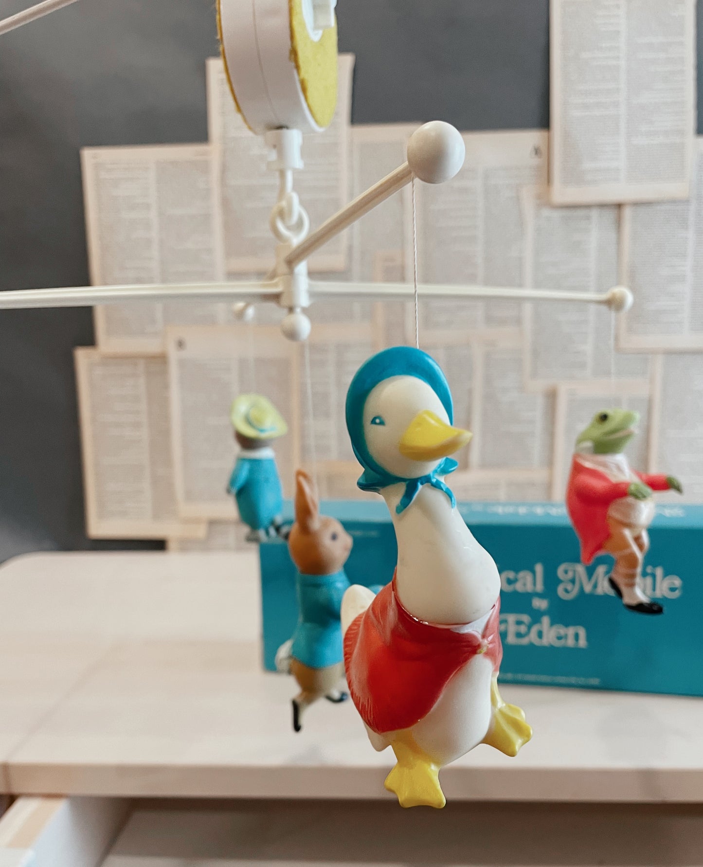 Vintage Mother Goose Mobile // Eden // Beatrix Potter