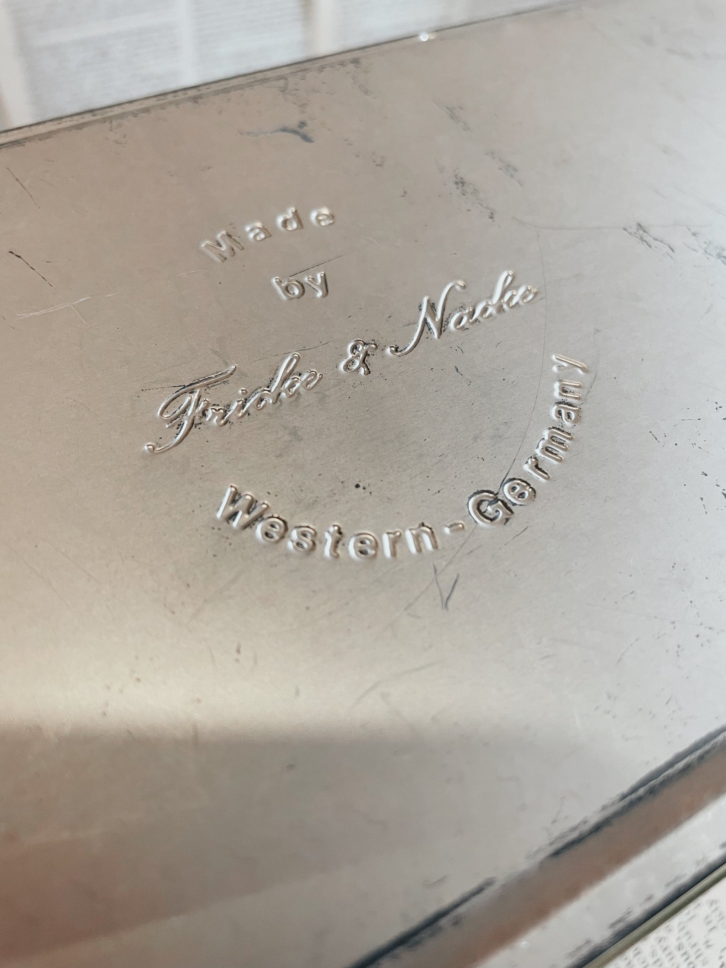 Vintage Ornate Tin