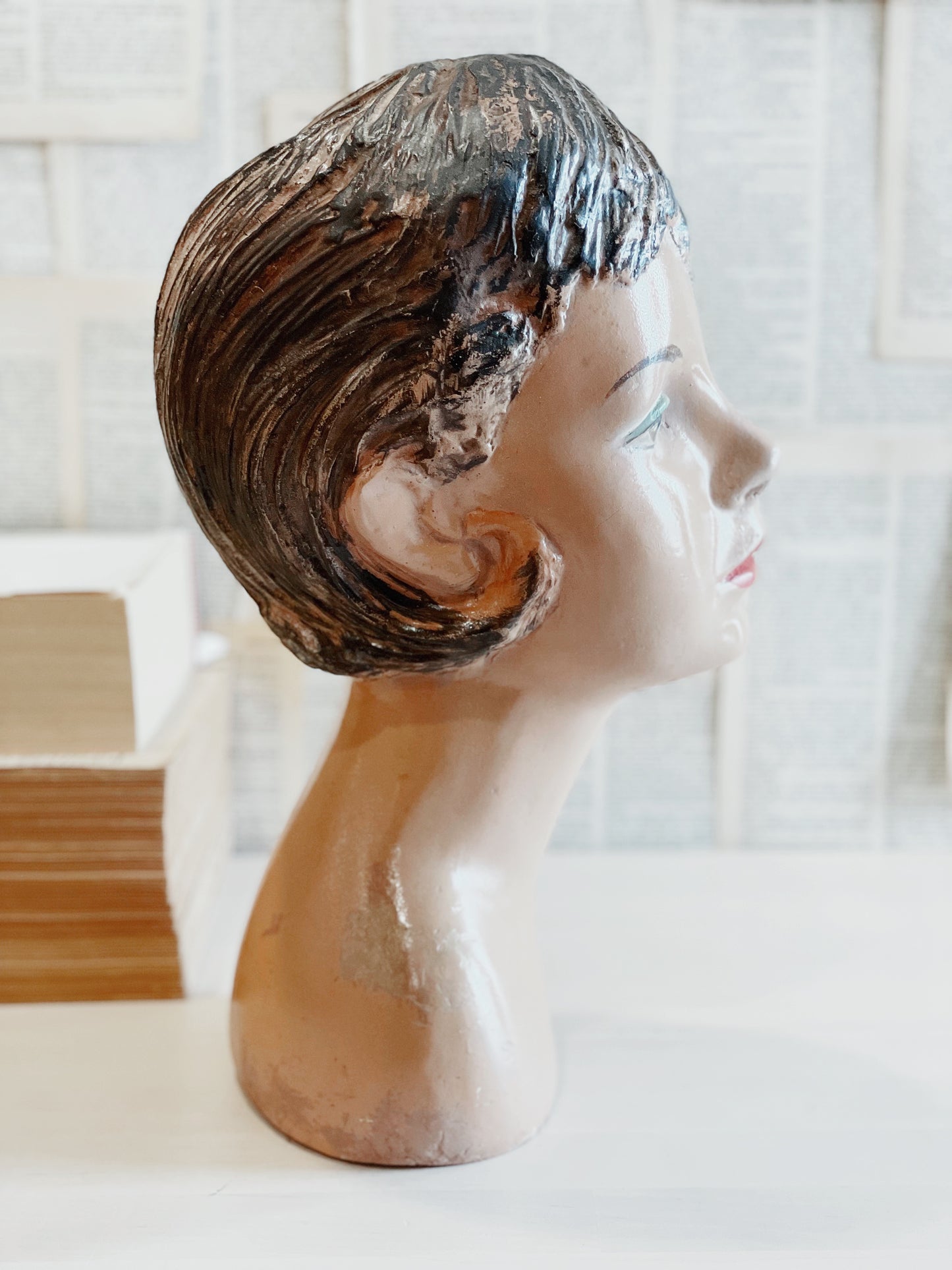 Vintage Mannequin Head - Hat Display