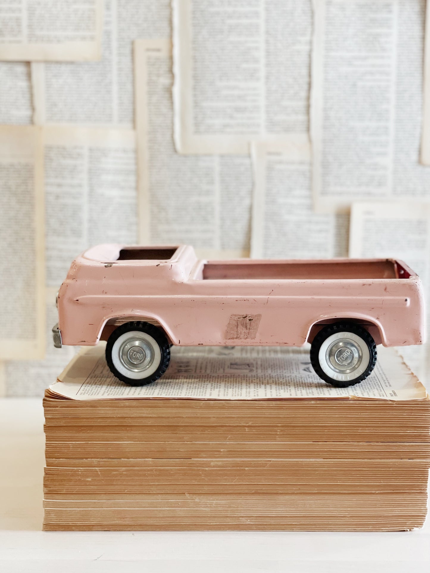 Vintage Pink Nylint Medic Truck