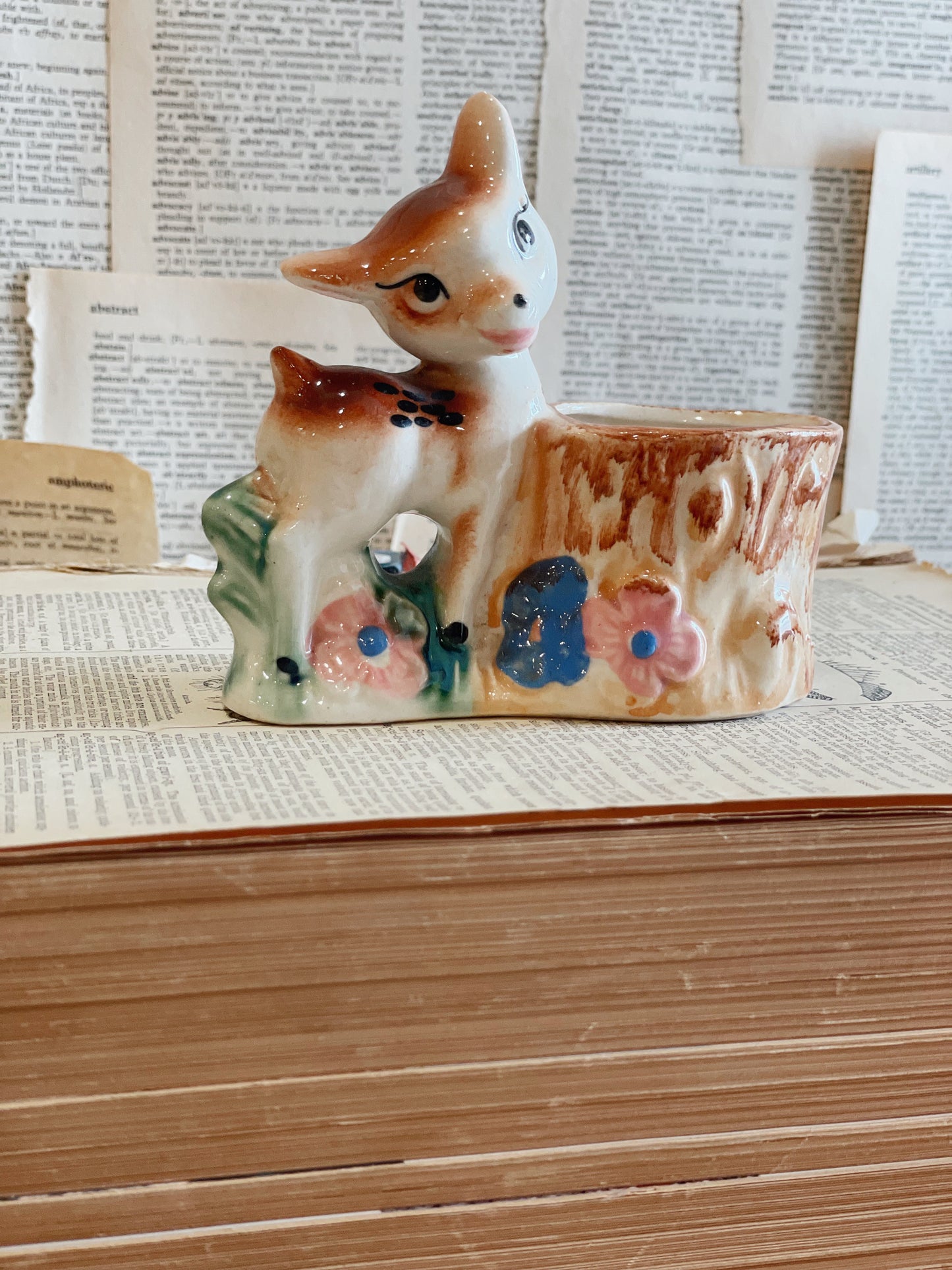 Little Fawn Planter // Vintage