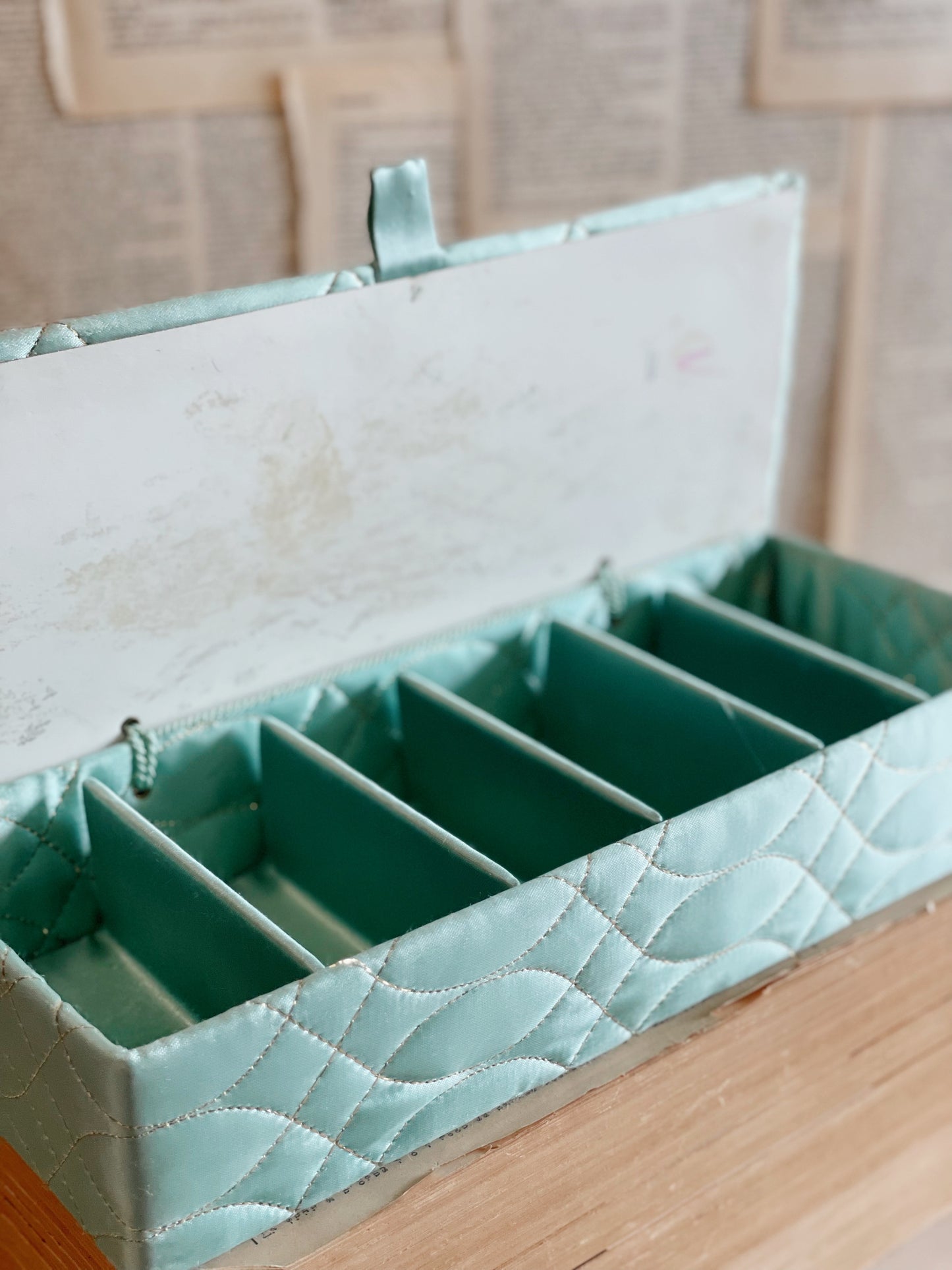 Vintage Silk Fabric Case // Boudoir