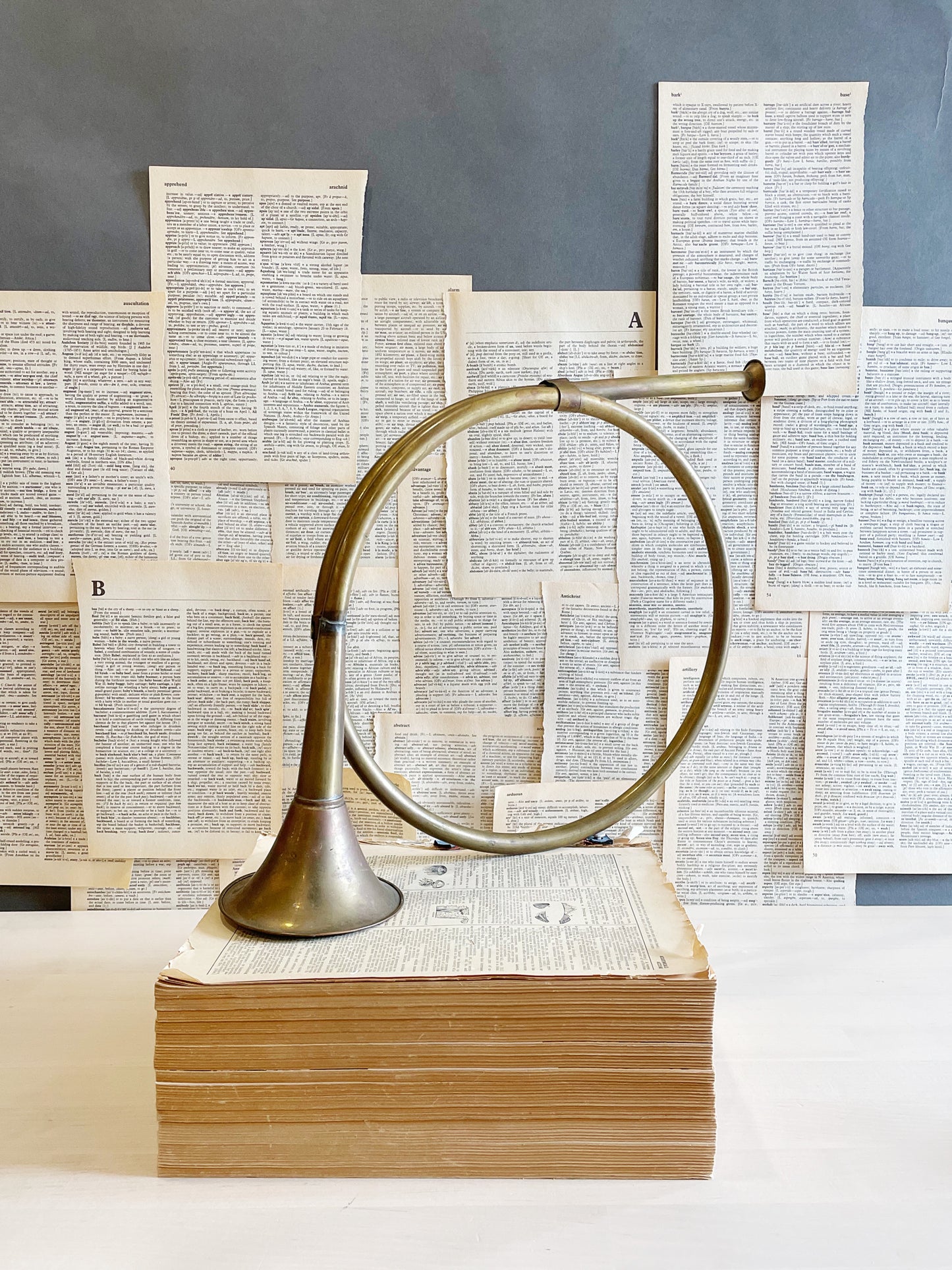 Vintage Brass Horn // Instrument // Music