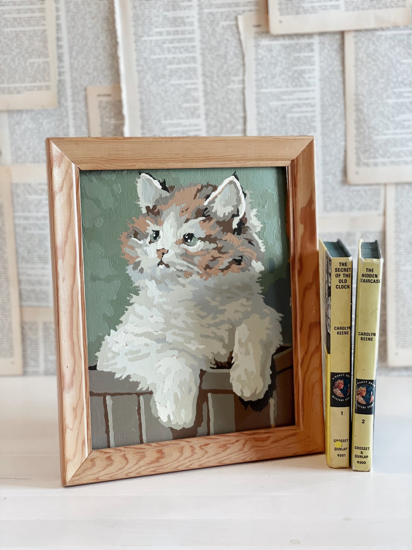 Vintage Kitty Paint By Number