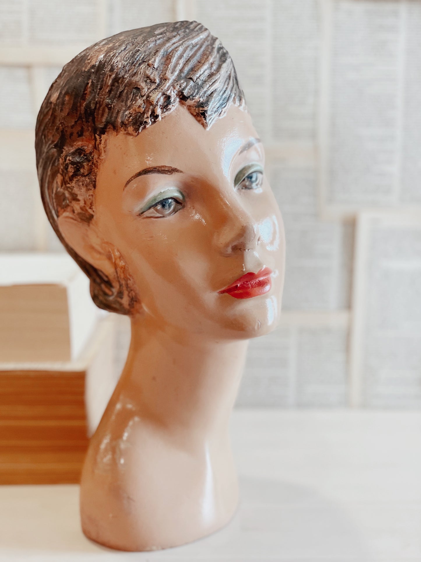 Vintage Mannequin Head - Hat Display