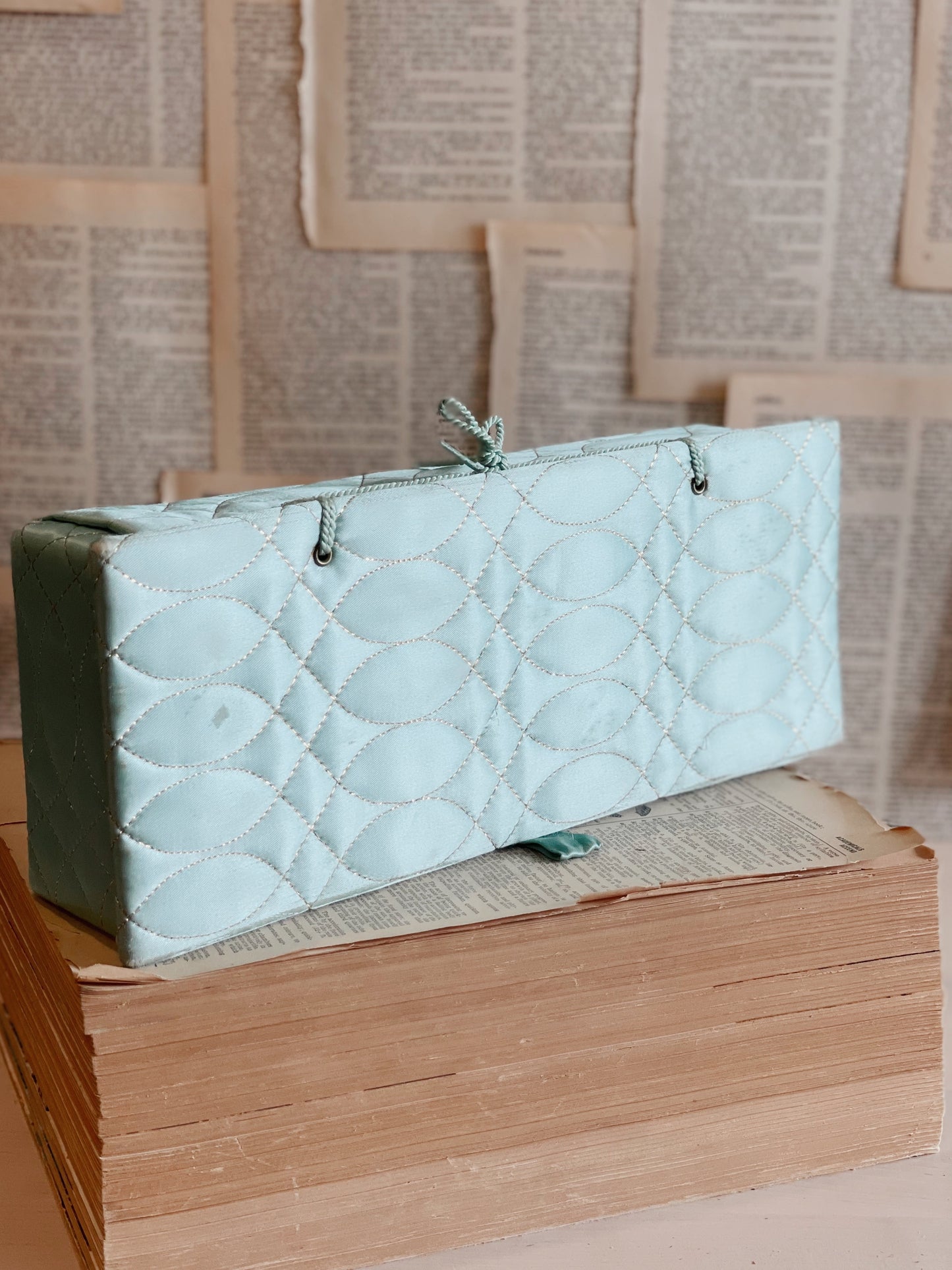 Vintage Silk Fabric Case // Boudoir