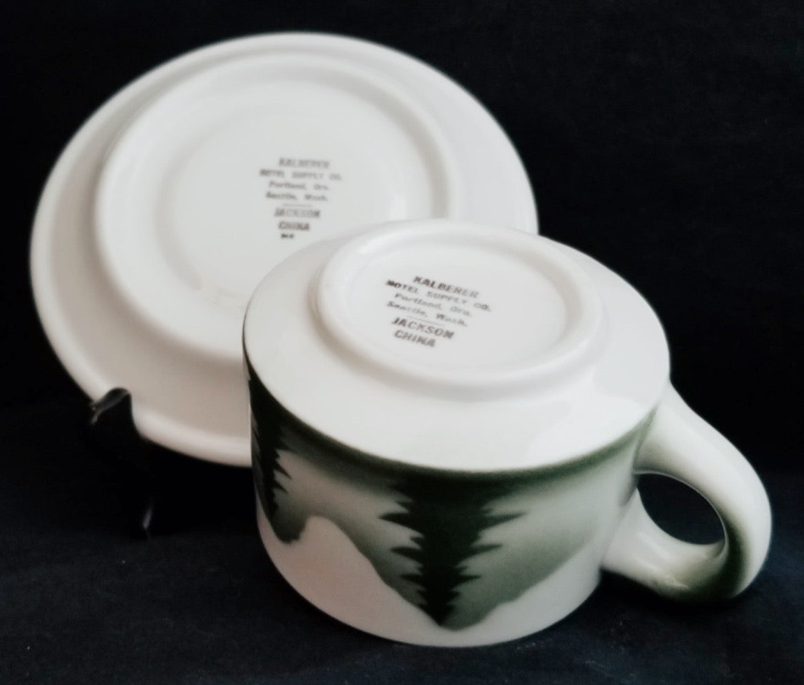 Vintage Rip Van Winkle Cup and Saucer // Seattle // Oregon //