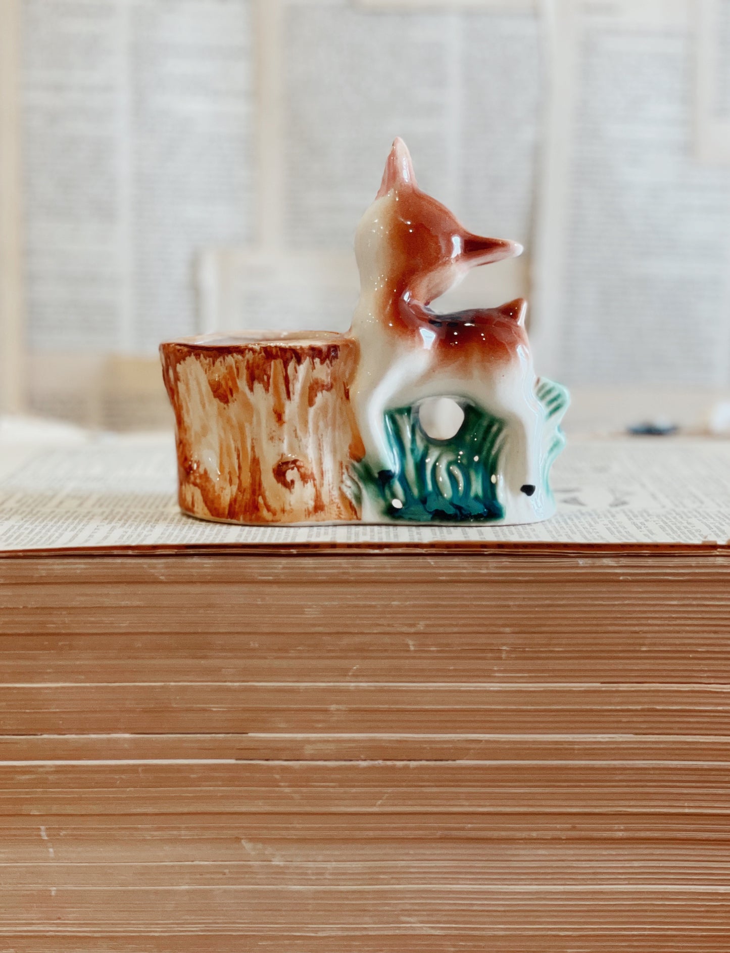 Little Fawn Planter // Vintage