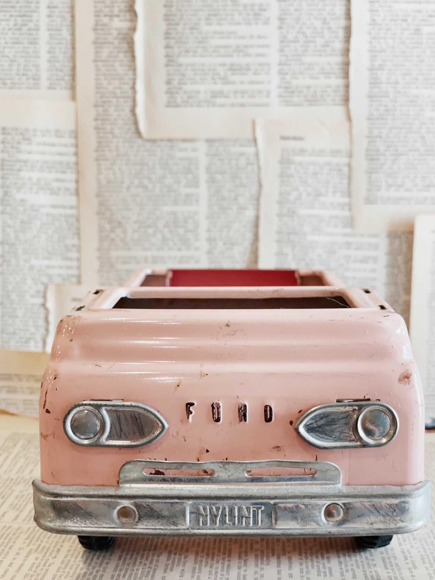 Vintage Pink Nylint Medic Truck