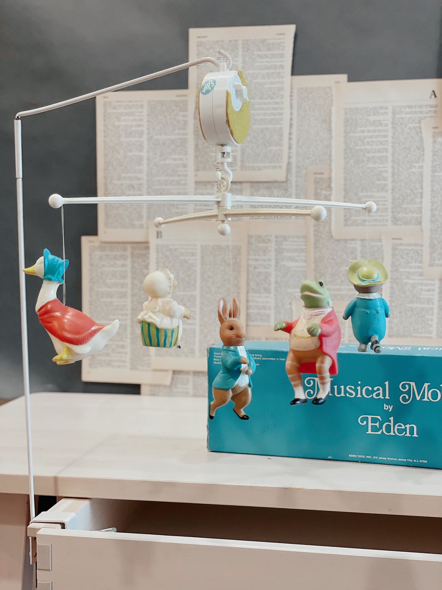 Vintage Mother Goose Mobile // Eden // Beatrix Potter