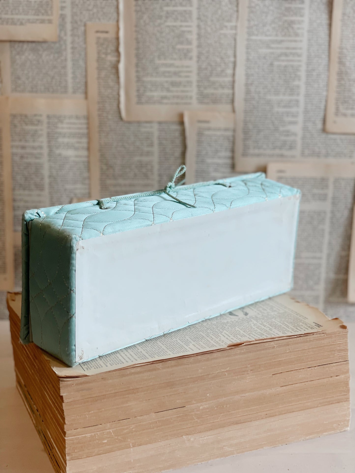 Vintage Silk Fabric Case // Boudoir
