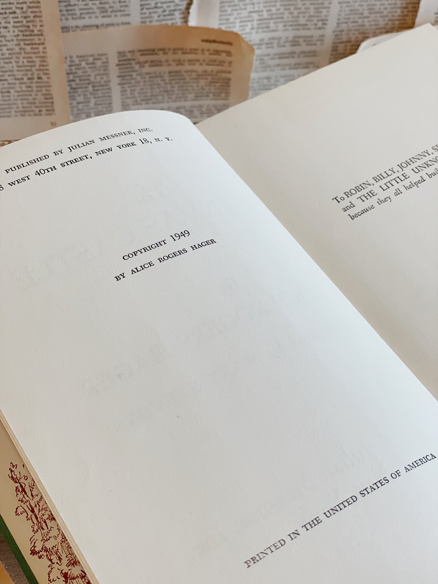 Vintage Book // The Canvas Castle