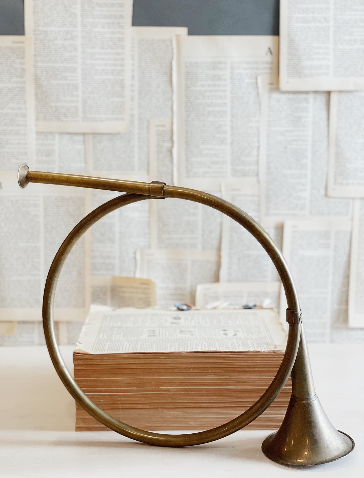 Vintage Brass Horn // Instrument // Music