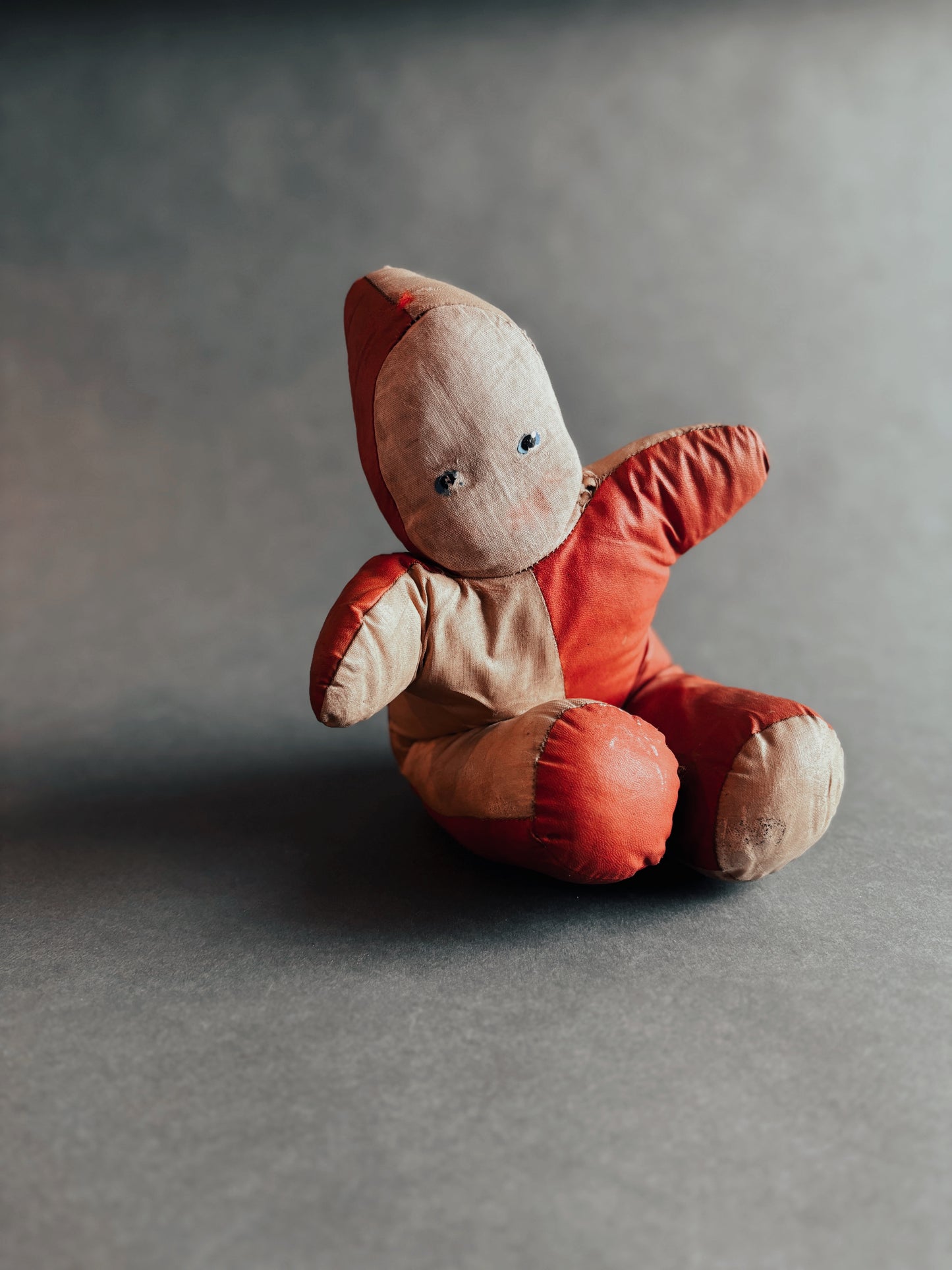 Antique Stuffed Clown Toy