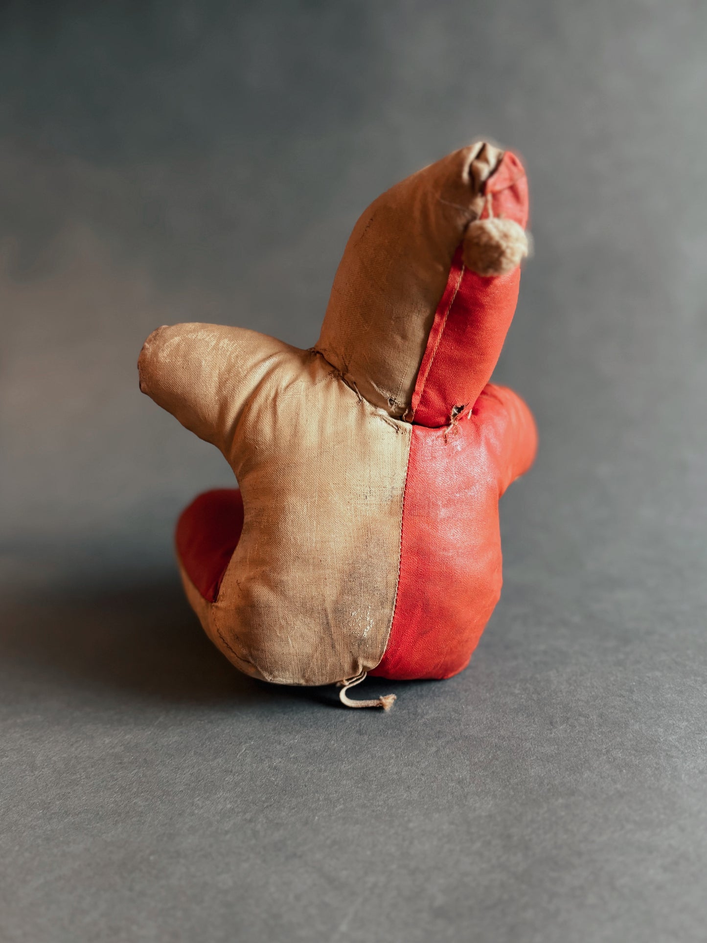 Antique Stuffed Clown Toy