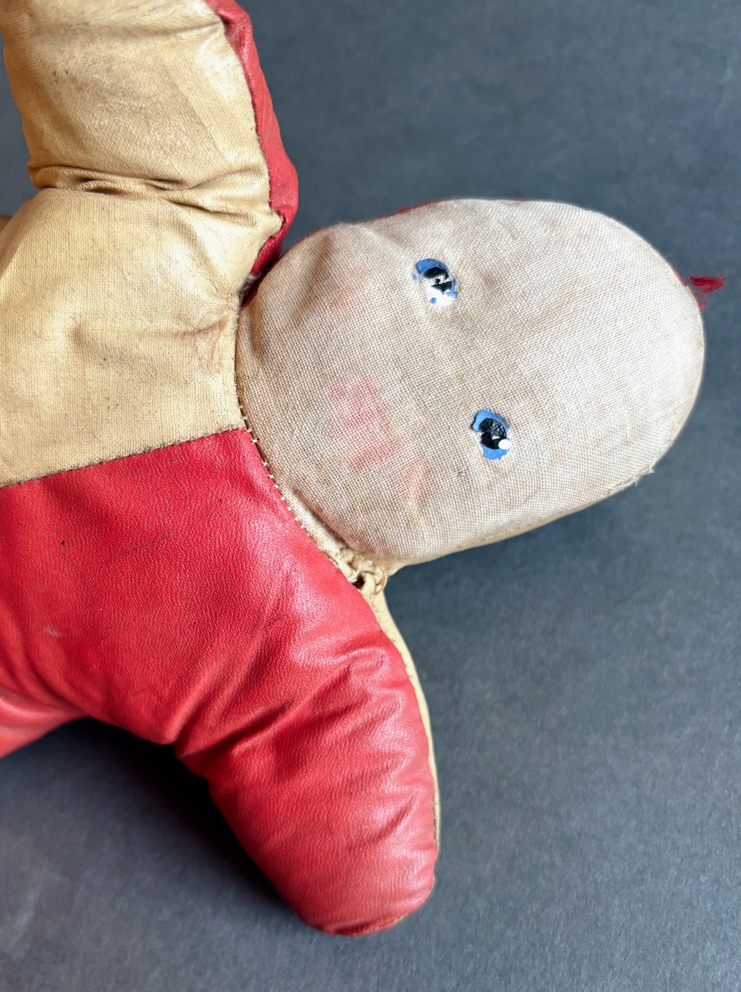 Antique Stuffed Clown Toy