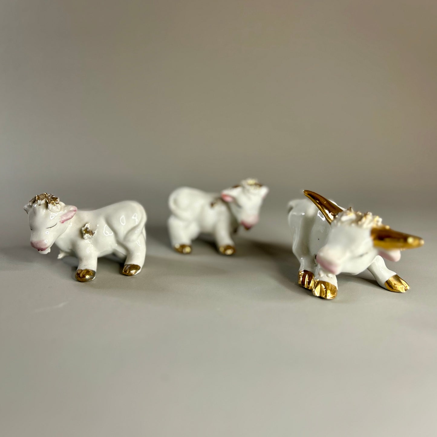 Three made in Japan cows