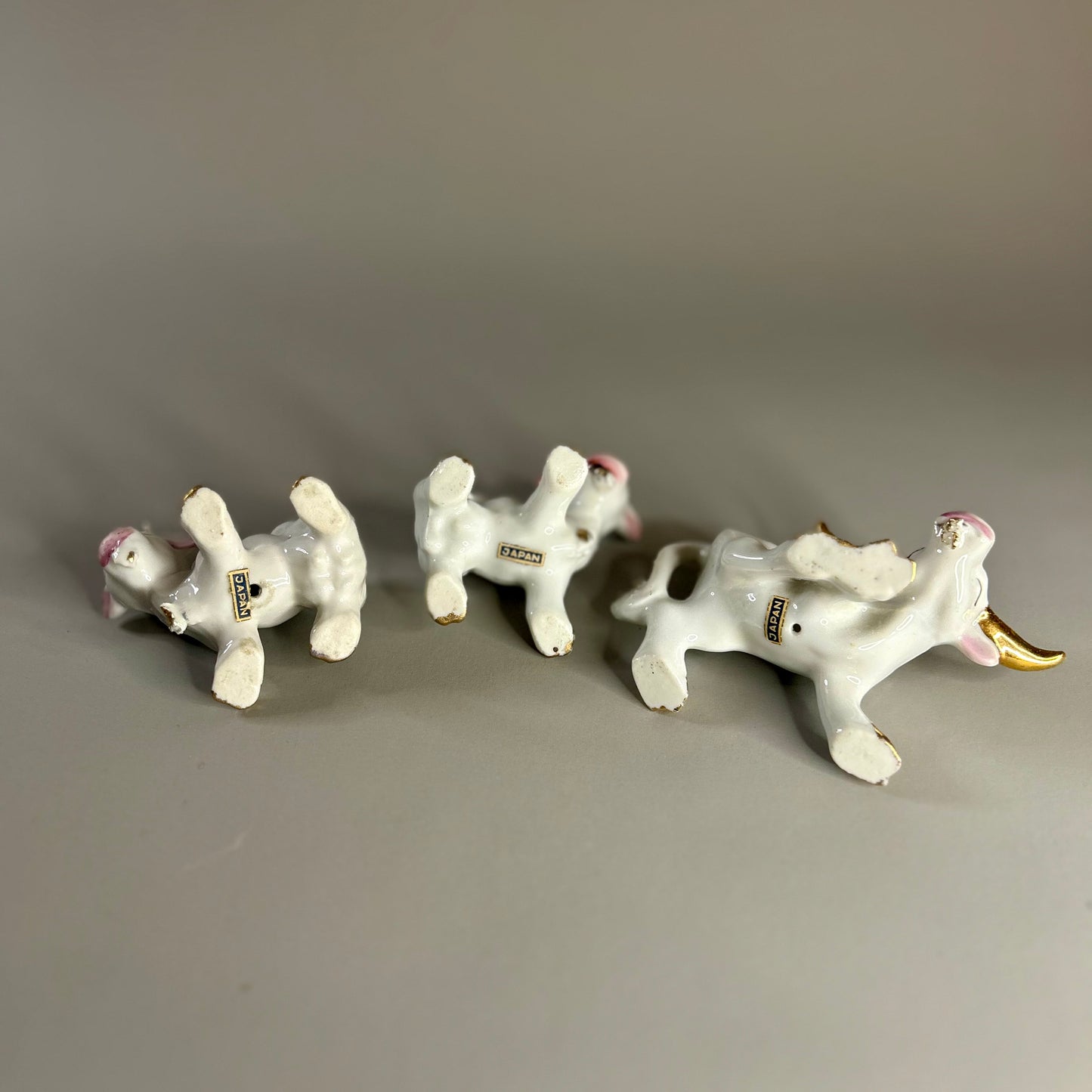 Three made in Japan cows